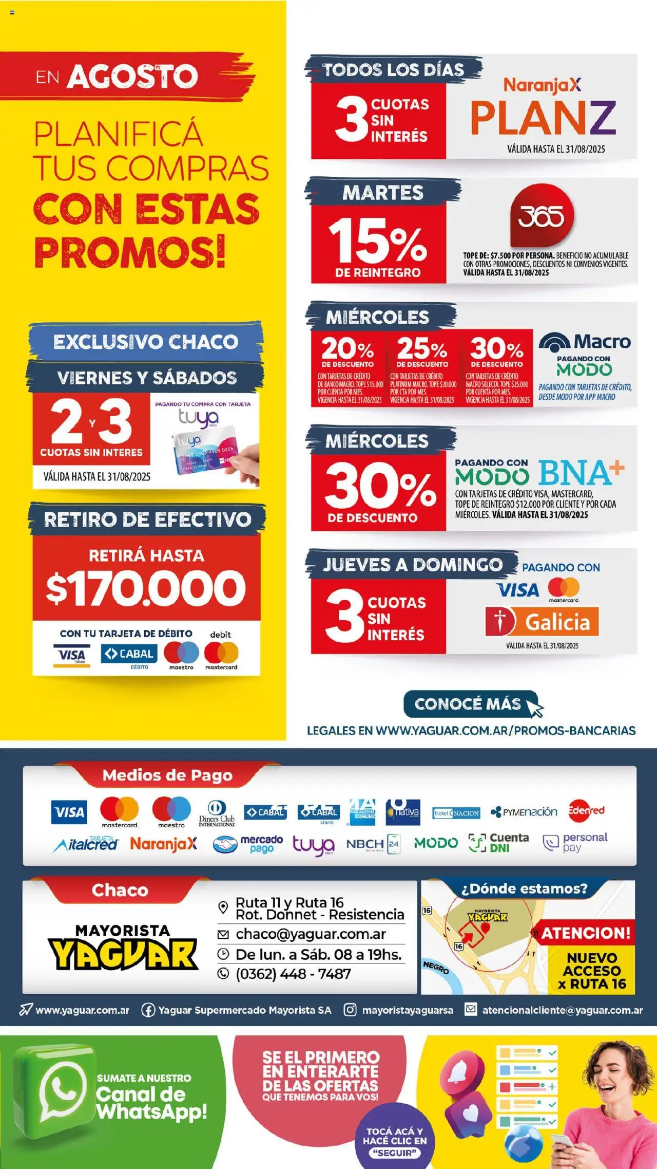 Yaguar - Chaco │ válido desde el 04.08.2025 | Página: 32 | Productos: Banco