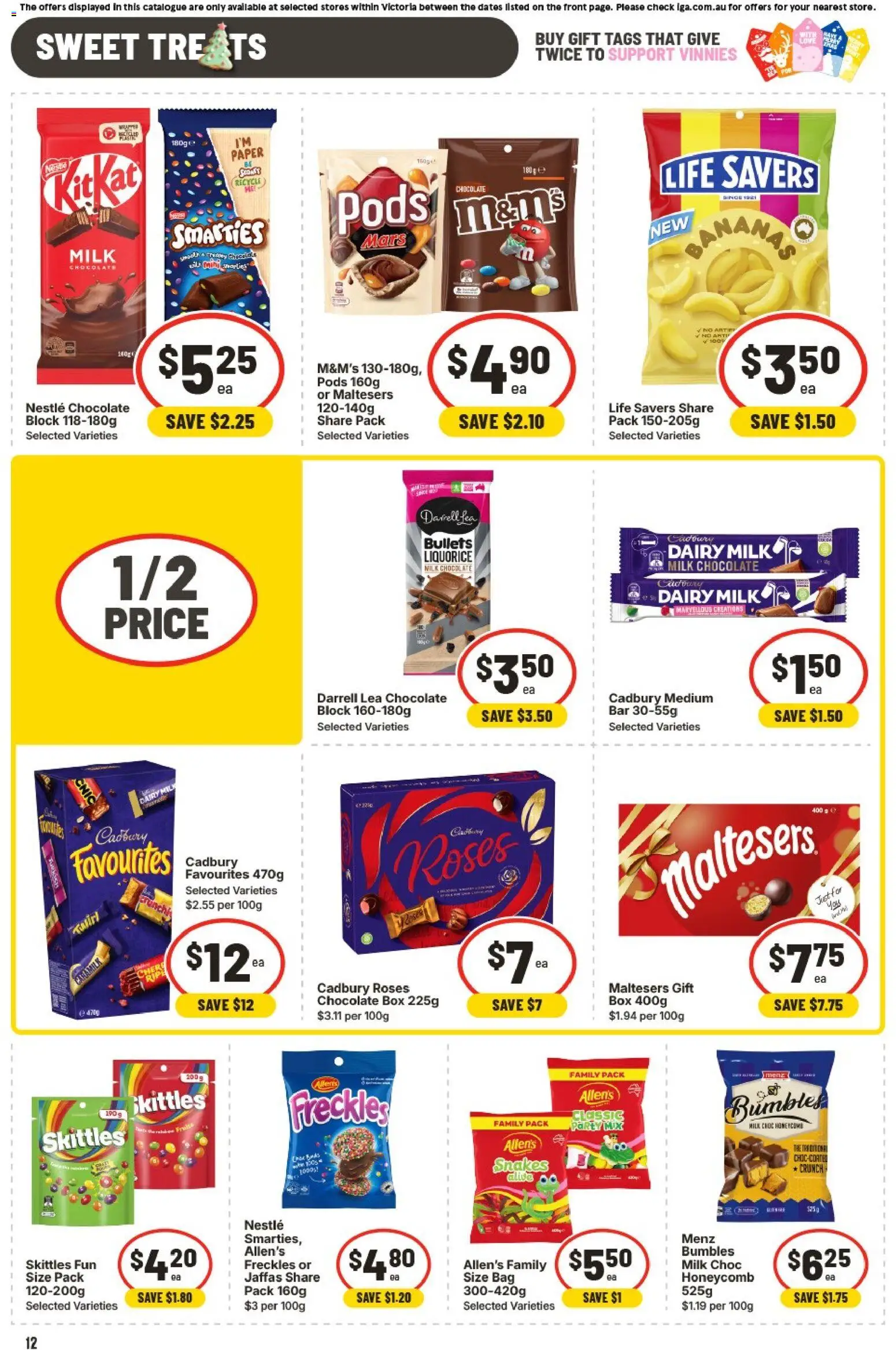 IGA catalogue - valid from 19.11.2025 | Page: 13 | Products: Box, Milk, Dairy, Chocolate
