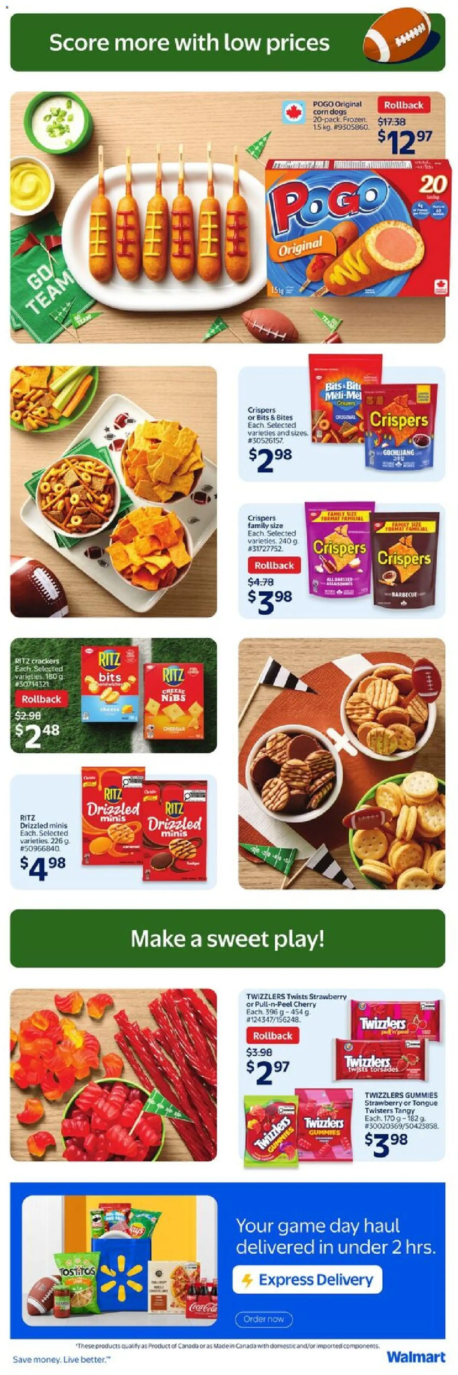 Walmart flyer valid from 05.02.2026 | Page: 19 | Products: Game, Cheese