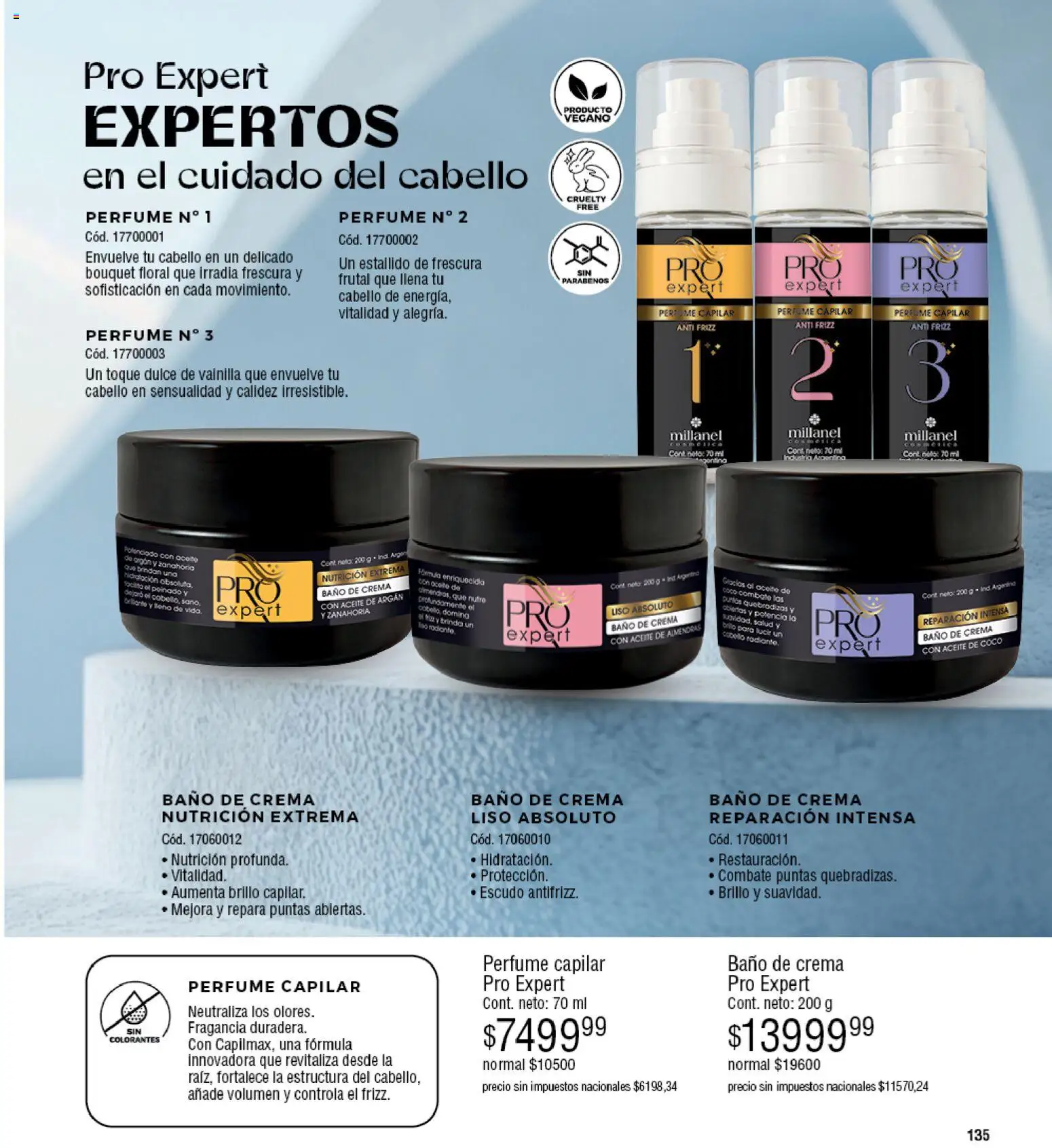 Millanel - Catálogo │ válido desde el 02.03.2026 | Página: 135 | Productos: Perfume, Aceite, Brillo, Zanahoria