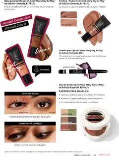 Nuevas ofertas de Mary Kay válidas en toda la República Mexicana desde el 01.07.2025. ¡Encuentra las mejores ofertas en Mary Kay catálogo! | Página: 30 | Productos: Crema, Sombra, Polvo, Rubor