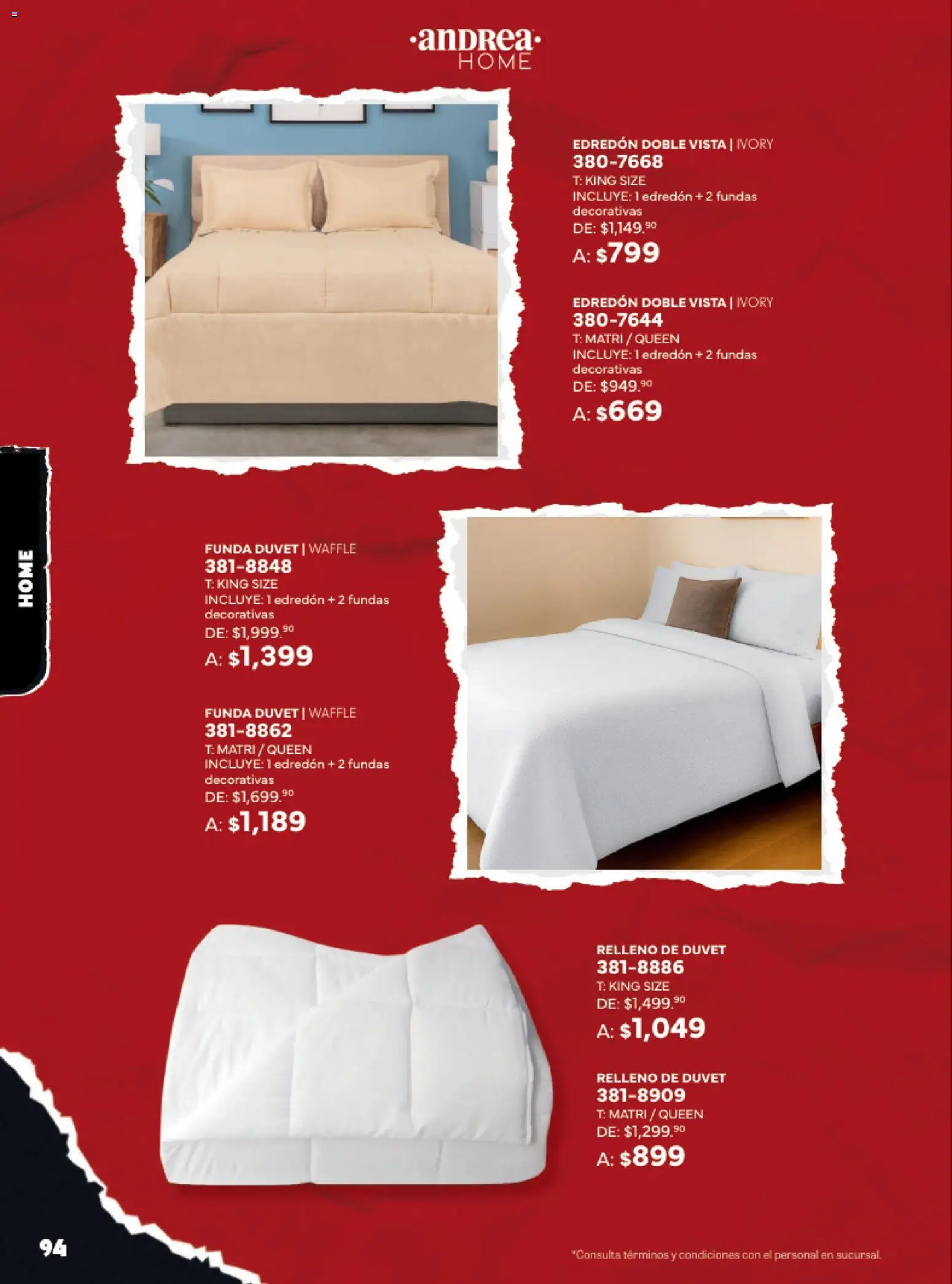 Nuevas ofertas de Andrea válidas en toda la República Mexicana desde el 02.11.2025. ¡Encuentra las mejores ofertas en Andrea Buen Fin ! | Página: 94 | Productos: Funda