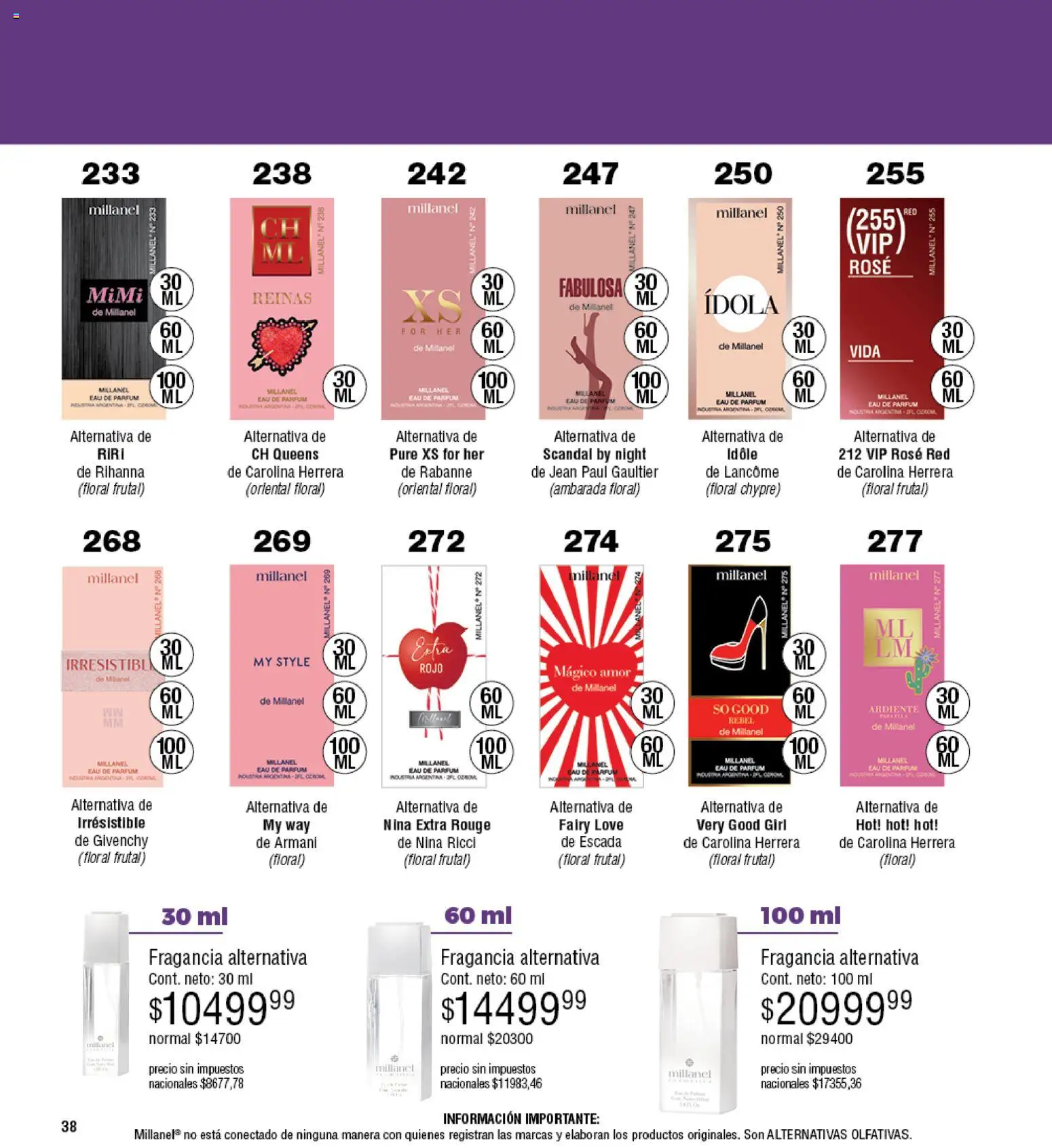 Millanel - Catálogo │ válido desde el 02.03.2026 | Página: 38 | Productos: Jean, Fragancia
