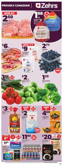 Preview of Zehrs weekly flyer / circulaire from shop Zehrs valid from 11.12.2025 | Page: 3