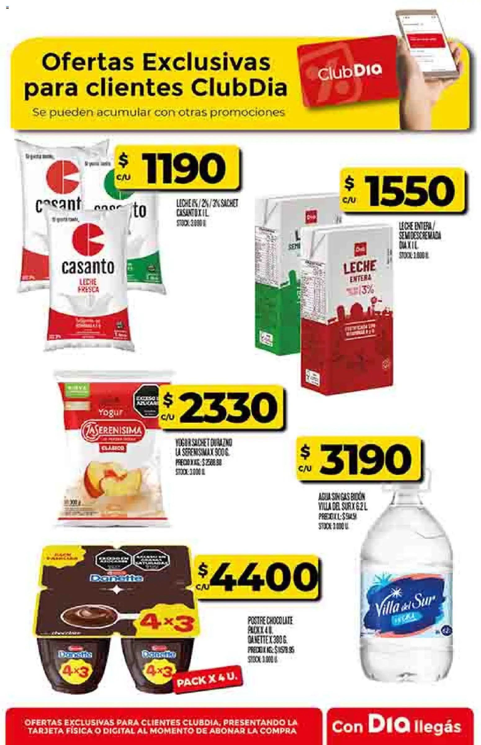 Dia - Ofertas - Salta y Jujuy │ válido desde el 26.11.2025 | Página: 38 | Productos: Bidón, Leche, Yogur, Chocolate