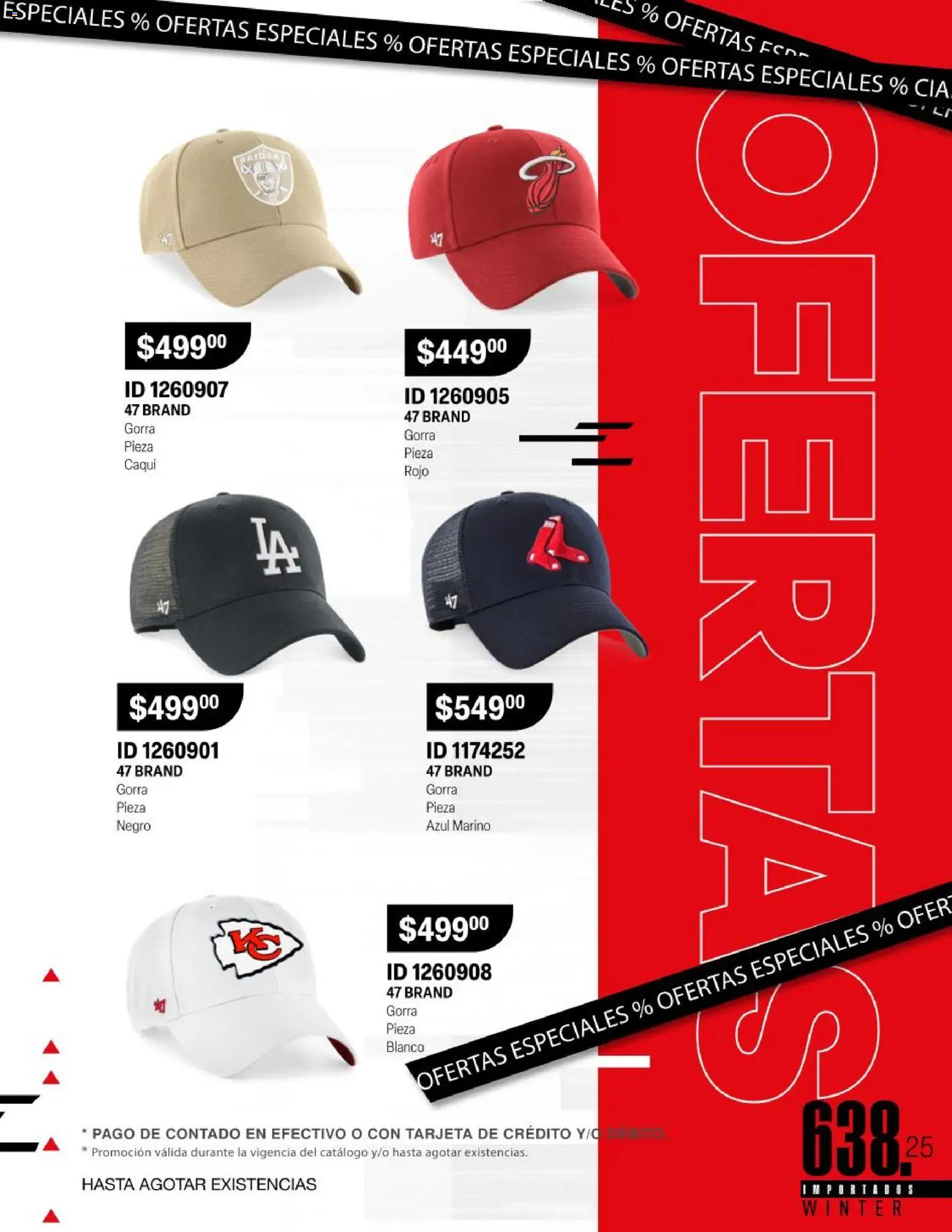 Nuevas ofertas de Price Shoes válidas en toda la República Mexicana desde el 24.11.2025. ¡Encuentra las mejores ofertas en Price Shoes catálogo Importados Winter! | Página: 12 | Productos: Gorra