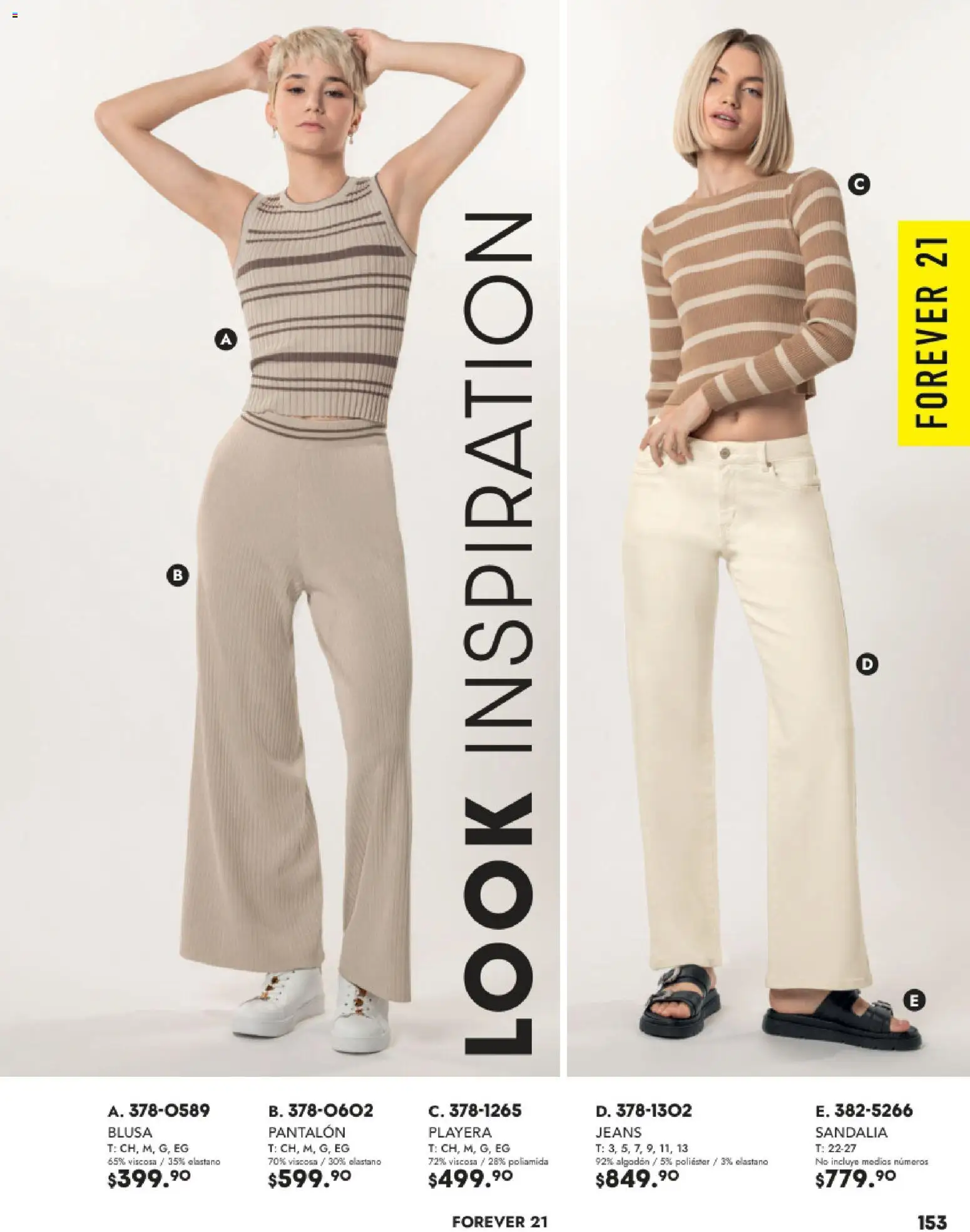 Nuevas ofertas de Andrea válidas en toda la República Mexicana desde el 26.11.2025. ¡Encuentra las mejores ofertas en Andrea catálogo Vestir! | Página: 153 | Productos: Blusa, Algodón, Playera