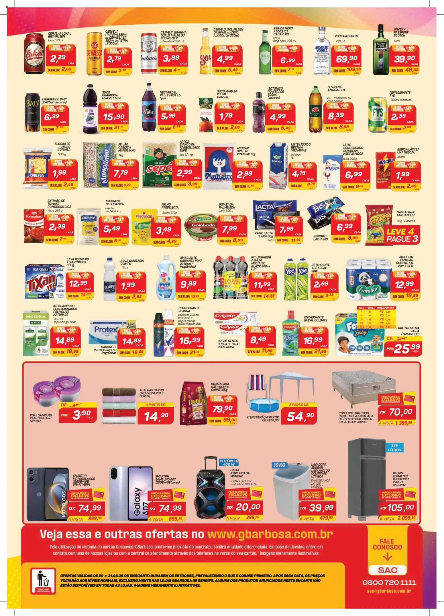 Gbarbosa Folheto - válido de 20.03.2026 | Página: 2 | Produtos: Azulim, Whisky, Cama, Carne