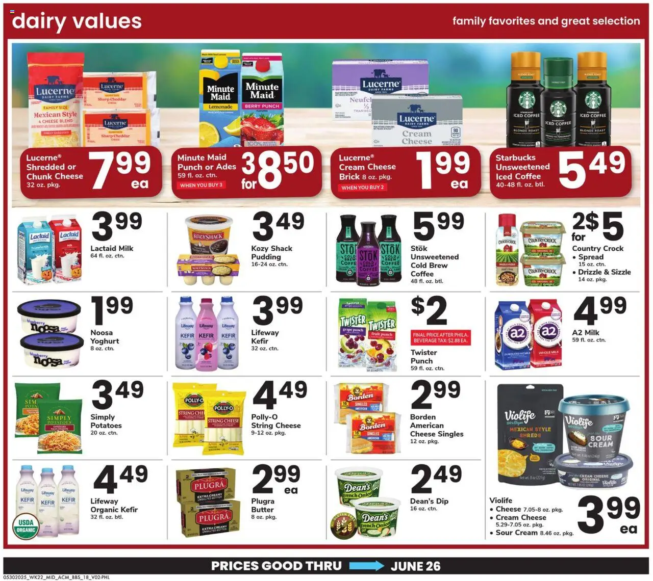 Acme Big Book of Savings - valid from 30.05.2025 | Page: 18 | Products: Milk, Sour cream, Potatoes, Onion
