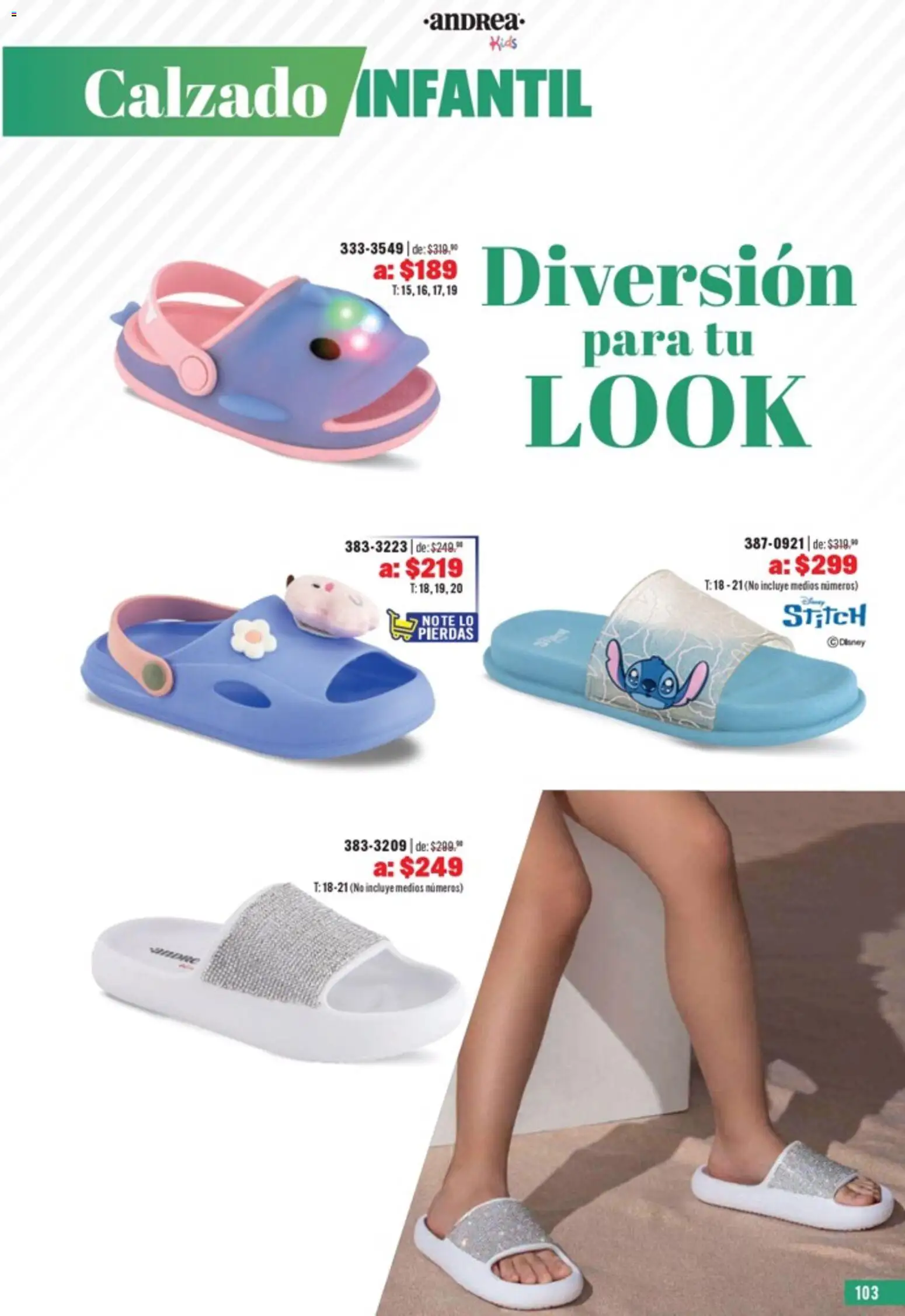 Nuevas ofertas de Andrea válidas en toda la República Mexicana desde el 05.04.2026. ¡Encuentra las mejores ofertas en Andrea catálogo Outlet! | Página: 103