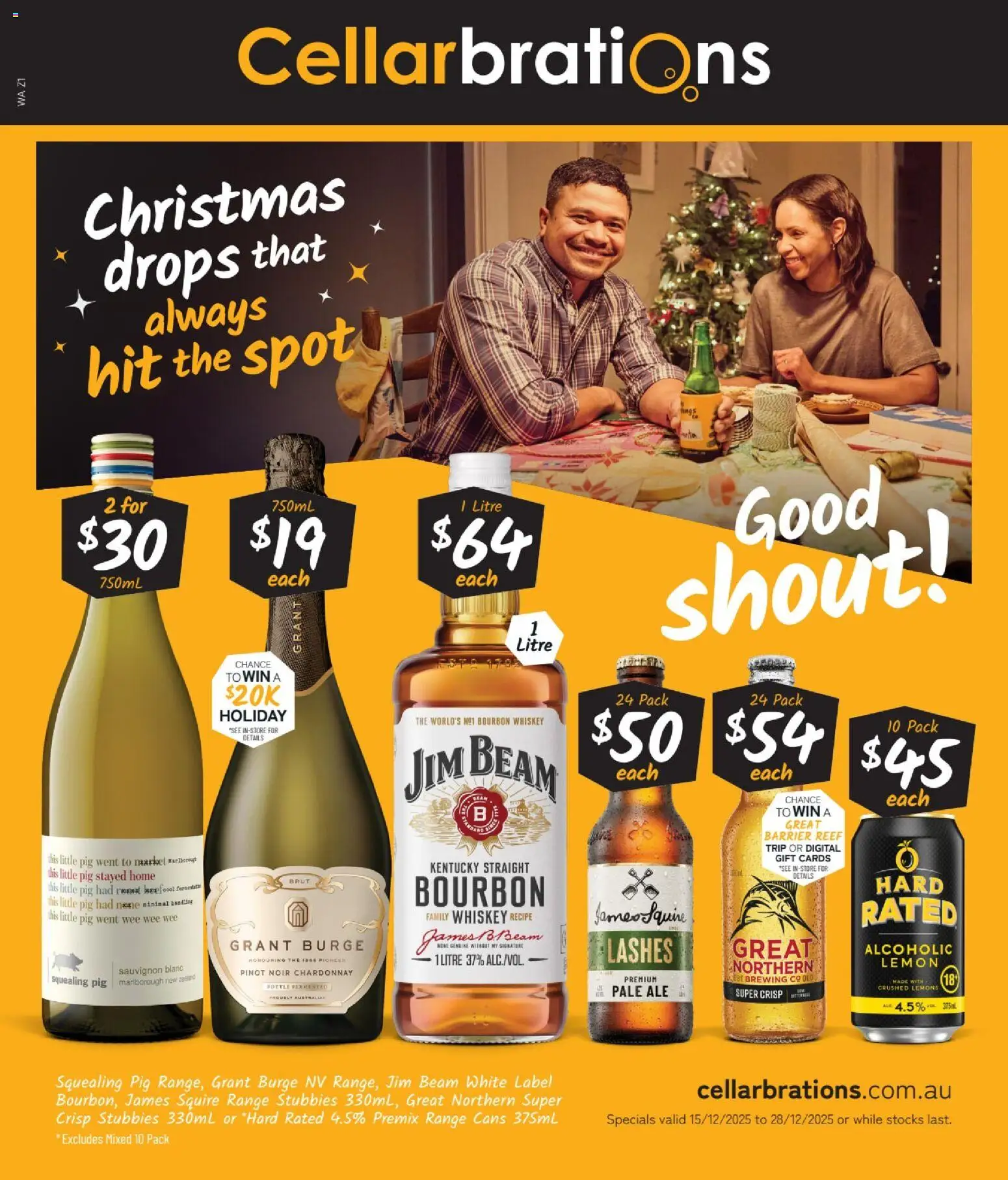 Cellarbrations catalogue - valid from 15.12.2025 | Page: 1 | Products: Beef, Bourbon, Whiskey, Digital