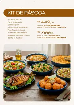 Comper ofertas de Páscoa - Pré-Visualização do folheto da loja Comper, válido de 13.03.2026 | Página: 6 | Produtos: Bacalhau, Peixe, Brócolis, Atum