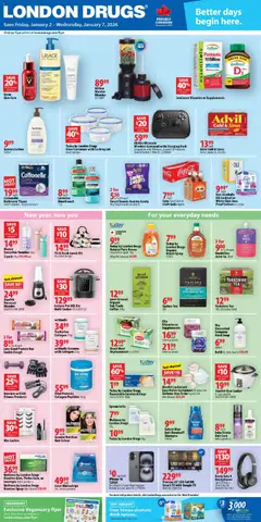 Preview of London Drugs weekly flyer / circulaire from shop London Drugs valid from 02.01.2026
