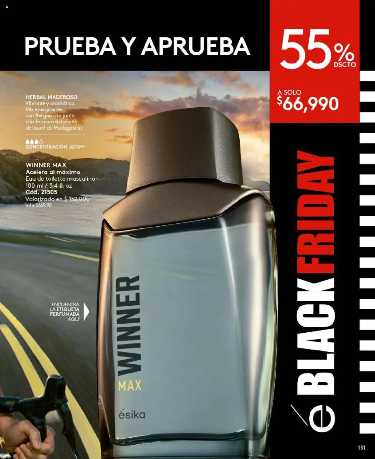 Ésika revista - valida desde el 24.09.2025 | Página: 151 | Productos: Eau de toilette, Aceite