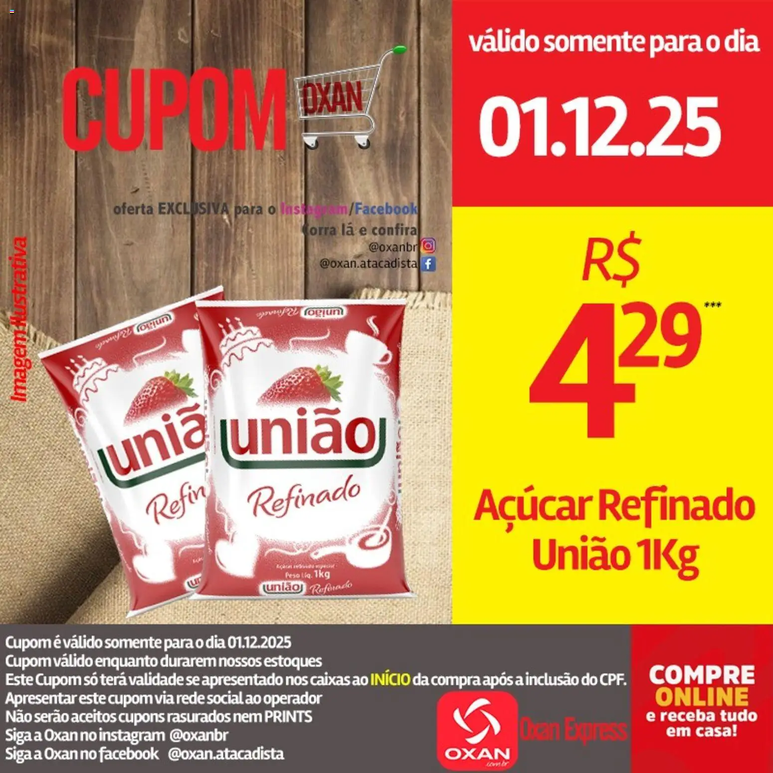 Oxan Atacadista Folheto - válido de 01.12.2025 | Página: 14 | Produtos: Açúcar