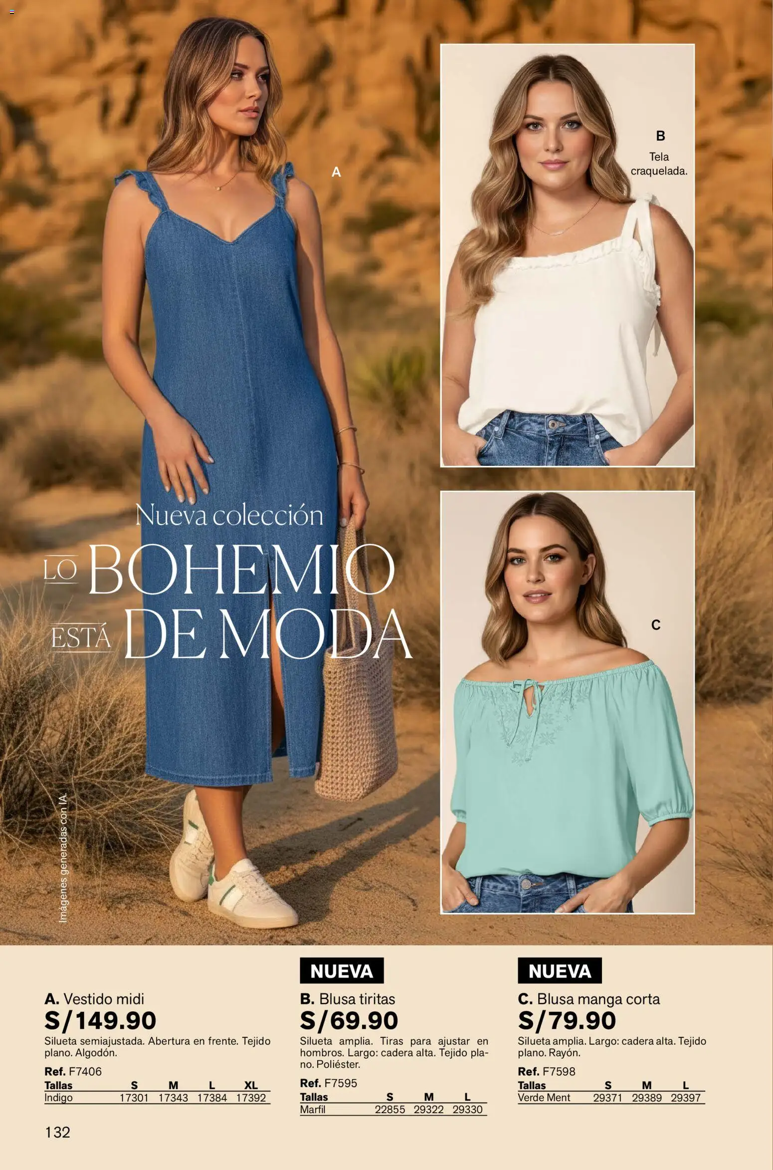Catálogo Leonisa válido desde 24.02.2026 | Página: 132 | Productos: Blusa, Vestido