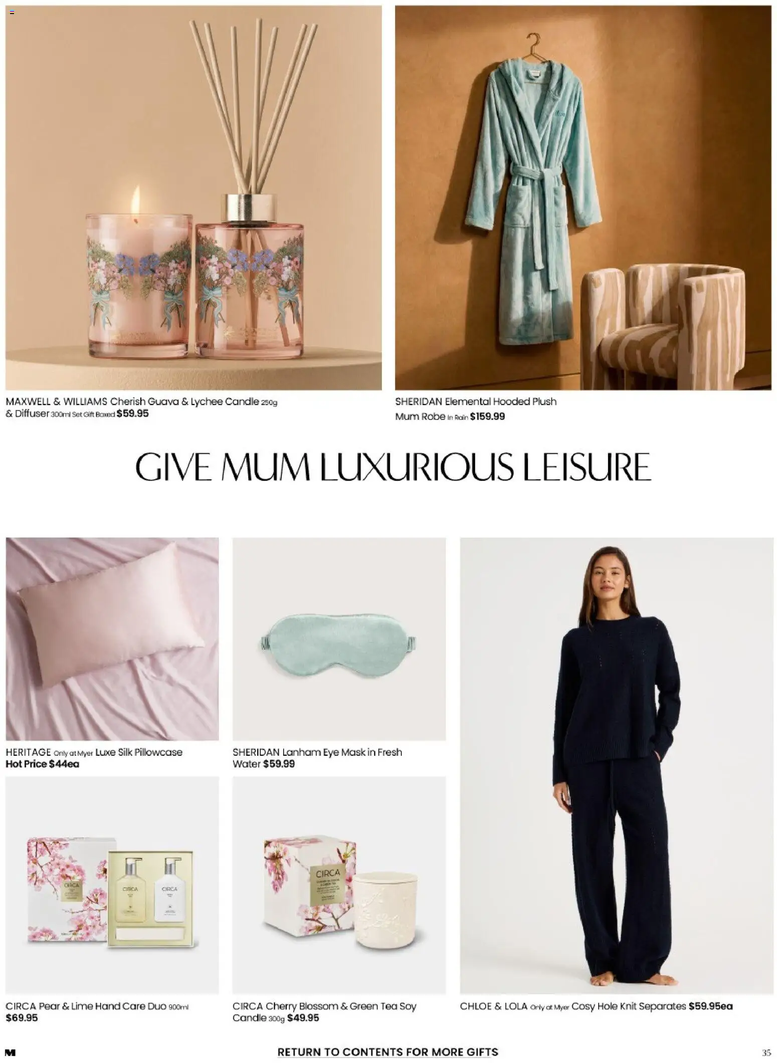 Myer catalogue - valid from 20.04.2026 | Page: 35 | Products: Mask, Tea, Water, Pear