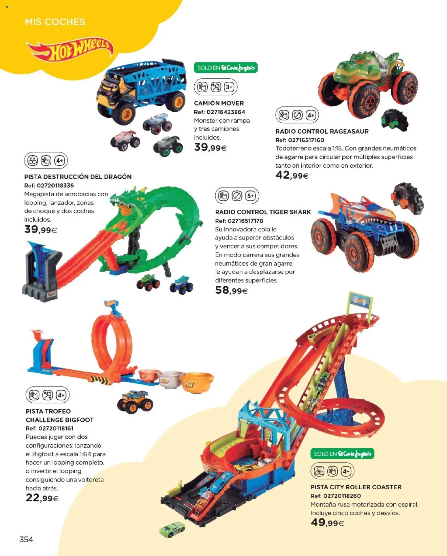 Nuevas ofertas de El Corte Inglés válidas en toda la República Mexicana desde el 27.10.2025. ¡Encuentra las mejores ofertas en El Corte Inglés catálogo Juguetes! | Página: 354 | Productos: Radio, Neumáticos