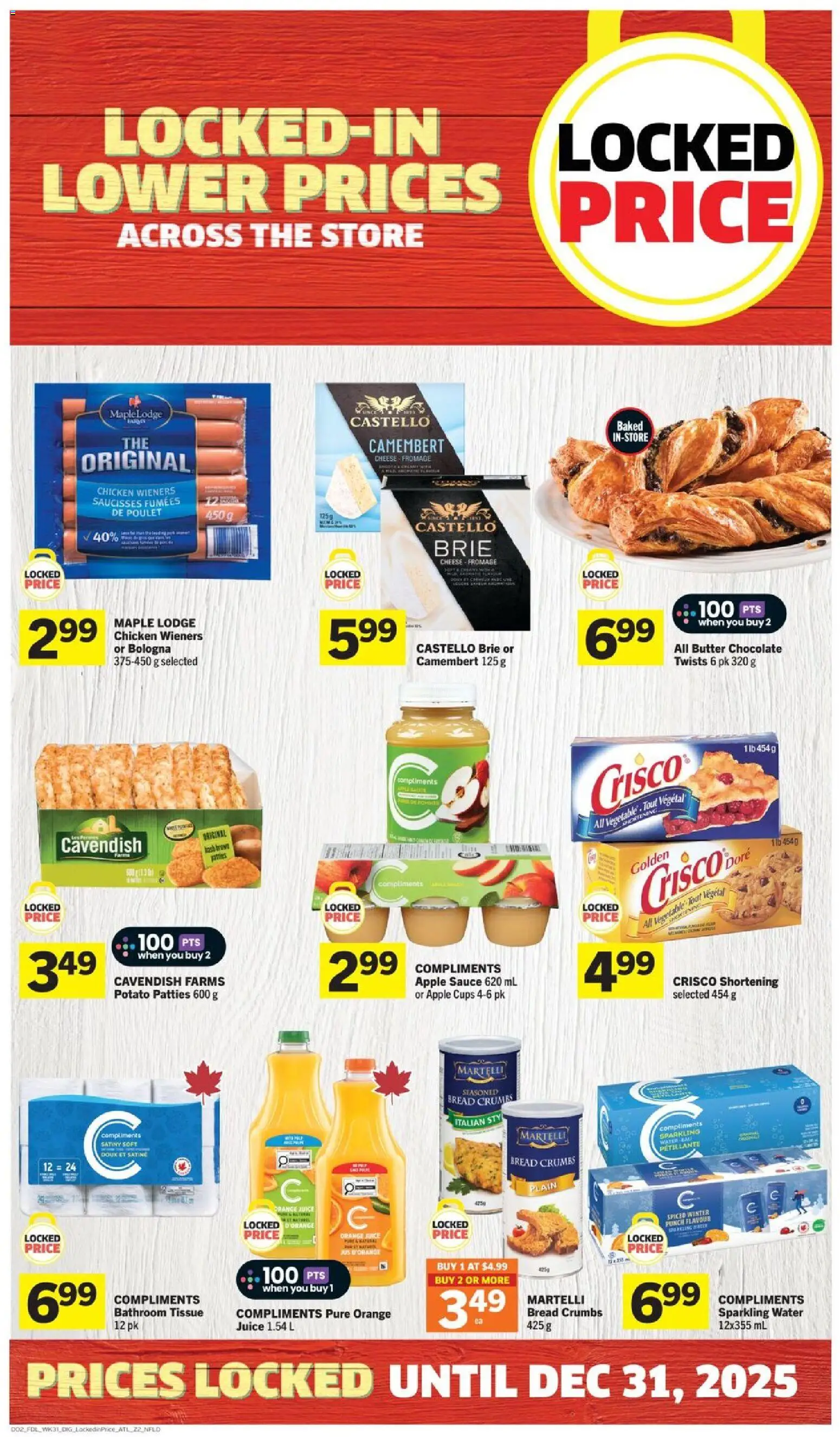Foodland flyer valid from 27.11.2025 | Page: 8 | Products: Bread, Chocolate, Juice, Chicken