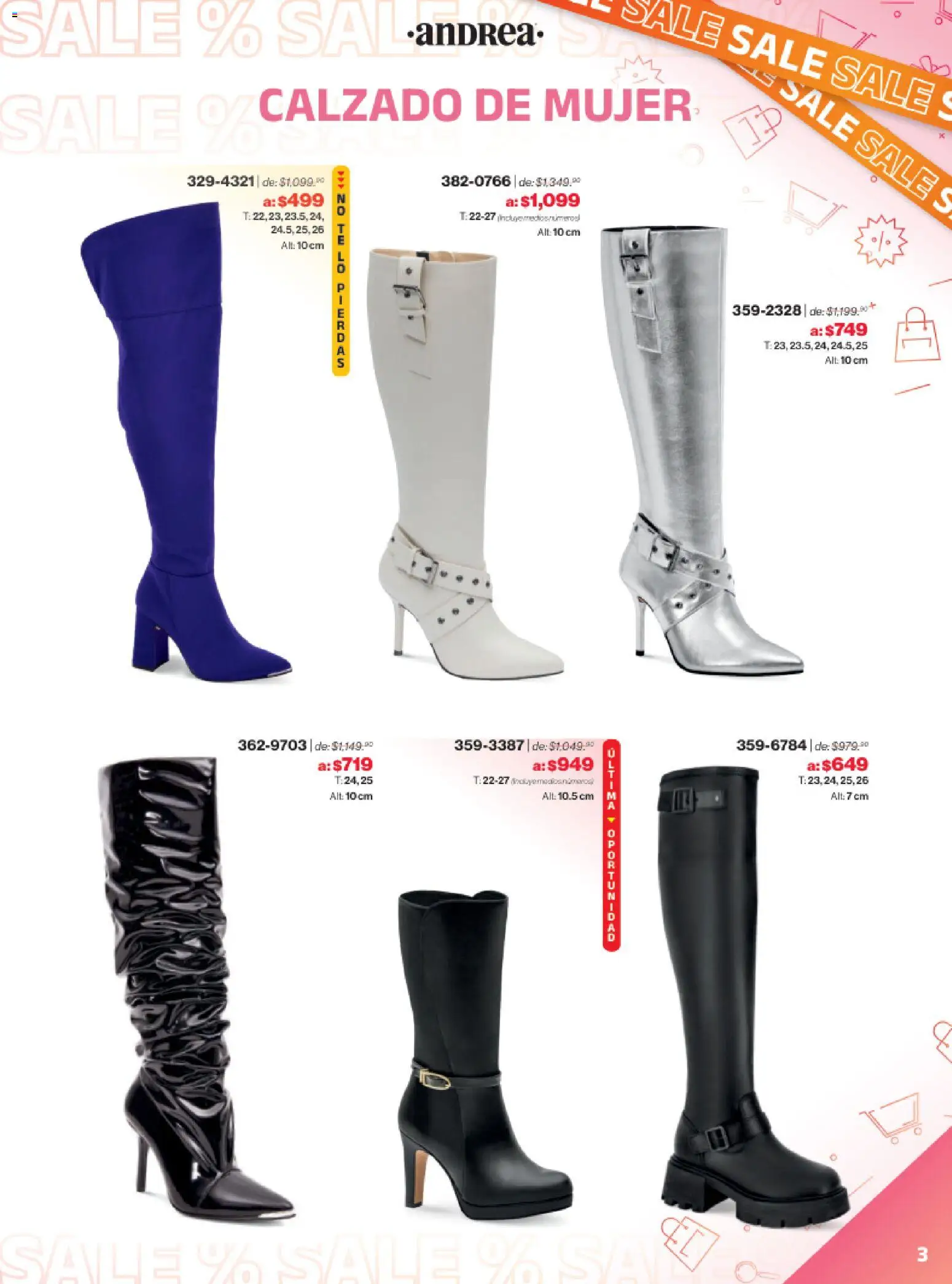 Nuevas ofertas de Andrea válidas en toda la República Mexicana desde el 21.12.2025. ¡Encuentra las mejores ofertas en Andrea catálogo Outlet! | Página: 3