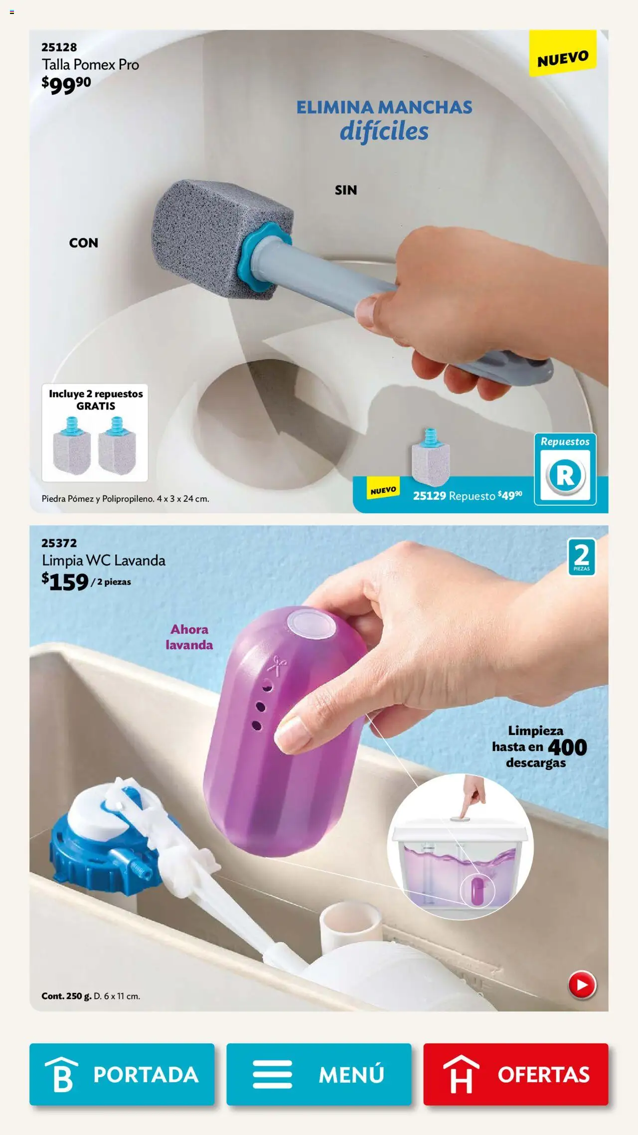 Nuevas ofertas de Betterware válidas en toda la República Mexicana desde el 01.09.2025. ¡Encuentra las mejores ofertas en Betterware - Campaña 9 2025! | Página: 97 | Productos: Wc