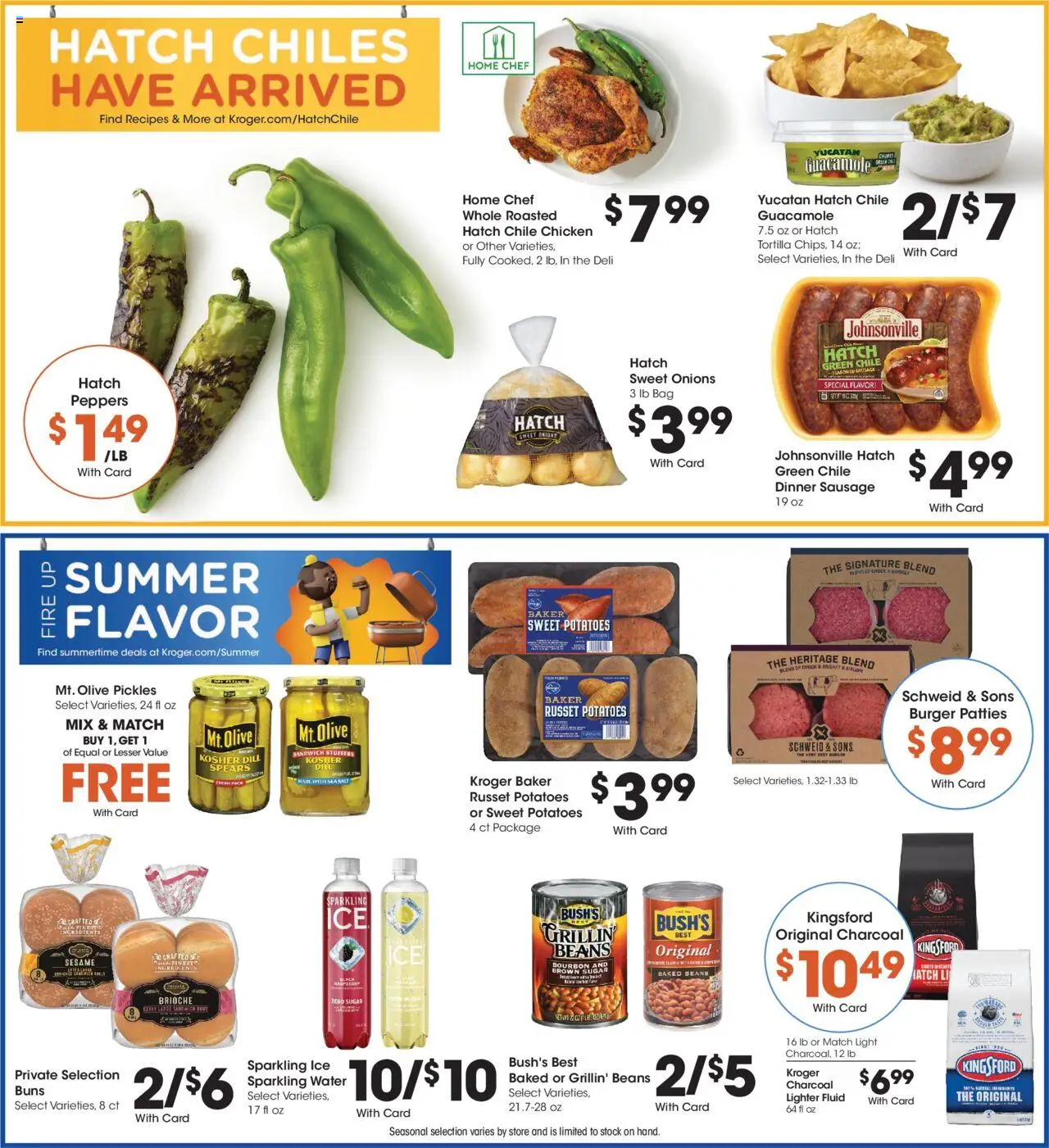 Kroger Weekly Ad - valid from 06.08.2025 | Page: 8 | Products: Peppers, Salt, Sugar, Lighter