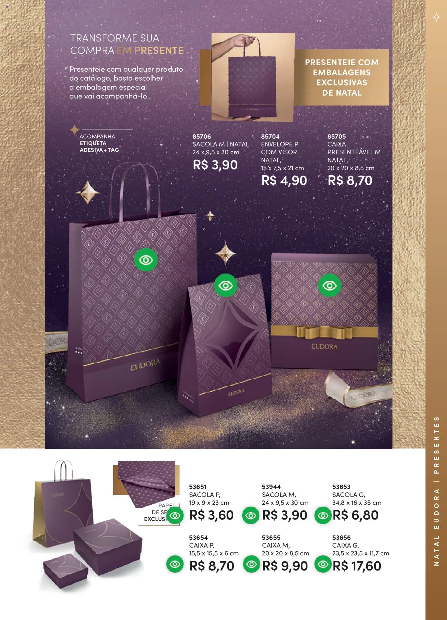 Eudora Folheto - válido de 29.10.2025 | Página: 47 | Produtos: Caixa, Envelope
