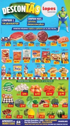 Lopes Supermercados - Ofertas da semana - Pré-Visualização do folheto da loja Lopes Supermercados, válido de 21.10.2025