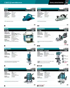 Vista previa de Makita - Catálogo, nuevo folleto de la tienda, válido en México a partir del 04.09.2025 | Página: 129 | Productos: Bolsa, Cepillo, Disco, Llave