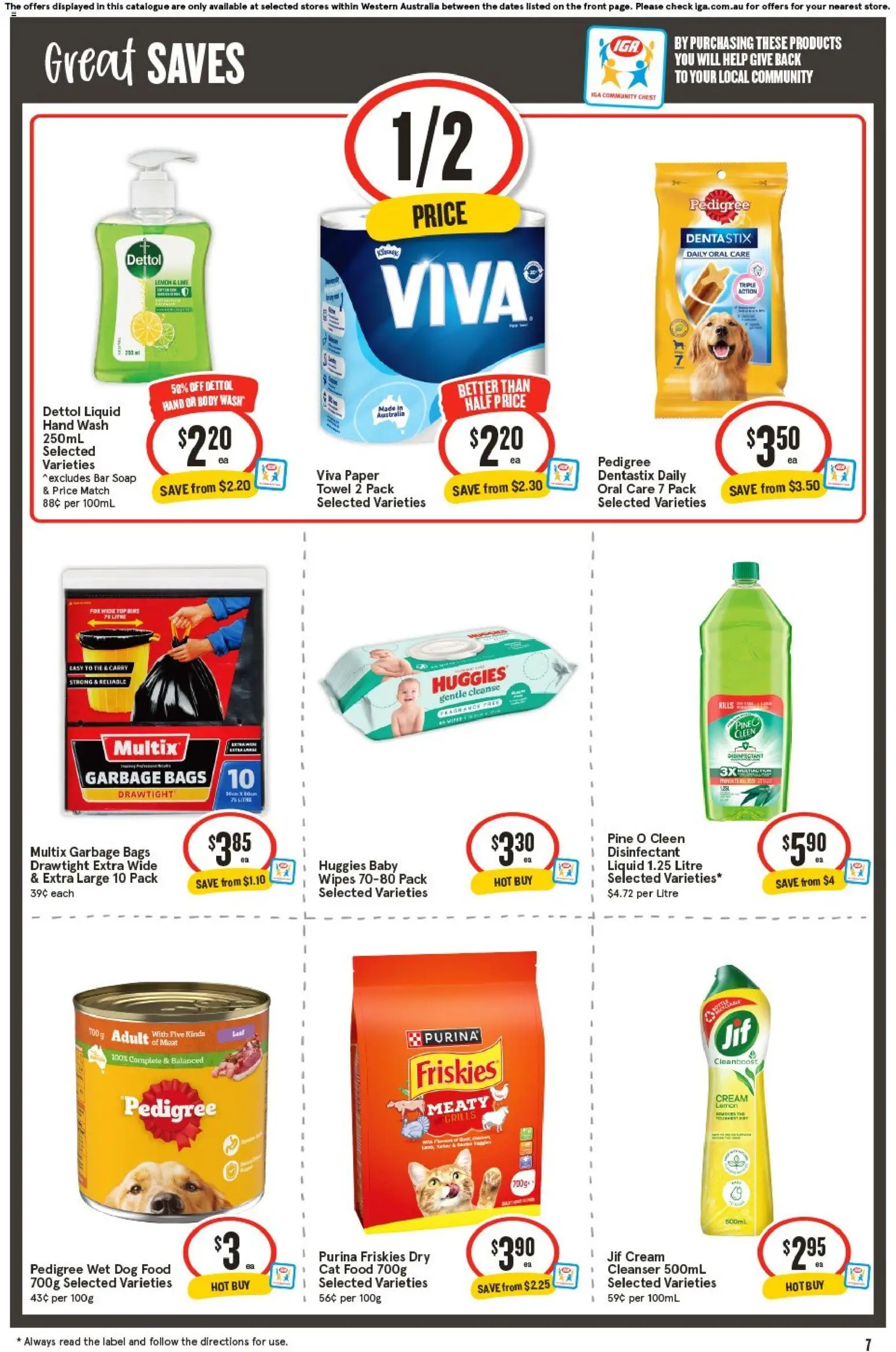 IGA catalogue - valid from 21.01.2026 | Page: 7 | Products: Soap, Meat, Cream, Lemon