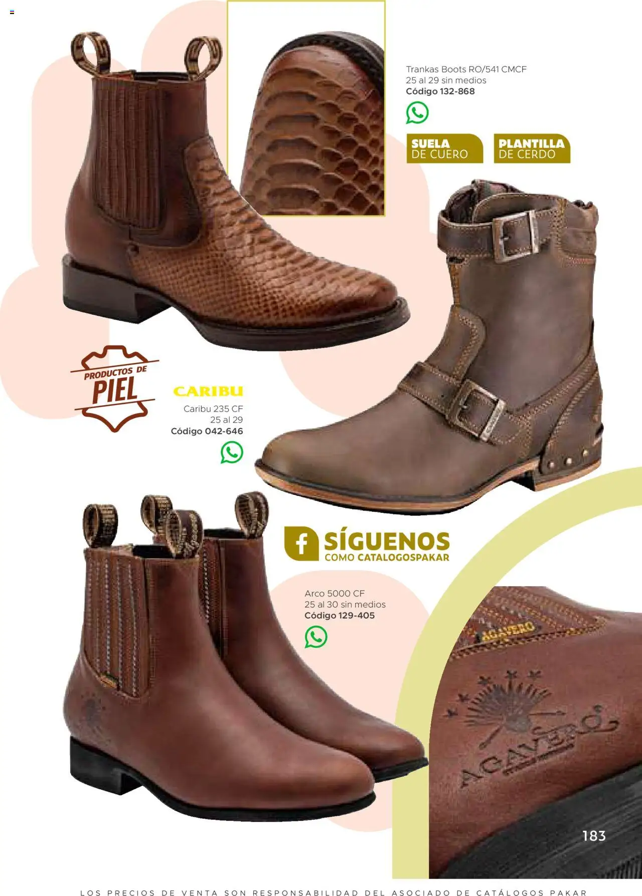 Nuevas ofertas de SC Pakar válidas en toda la República Mexicana desde el 24.07.2025. ¡Encuentra las mejores ofertas en SC Pakar - Catálogo Hombre otoño / invierno! | Página: 183 | Productos: Cerdo