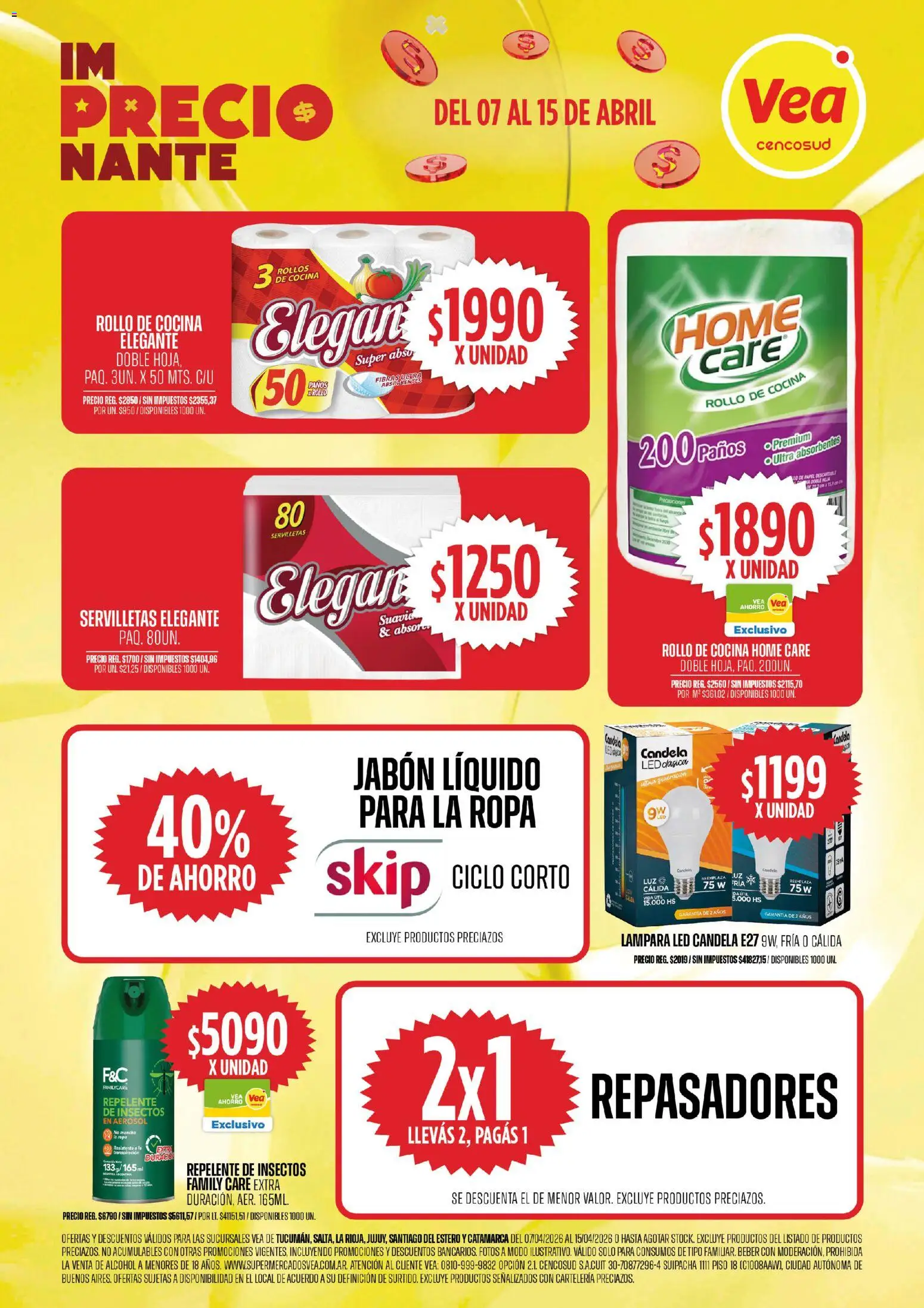 Vea ofertas │ válido desde el 07.04.2026 | Página: 10 | Productos: Repelente, Cocina, Jabón, Ropa