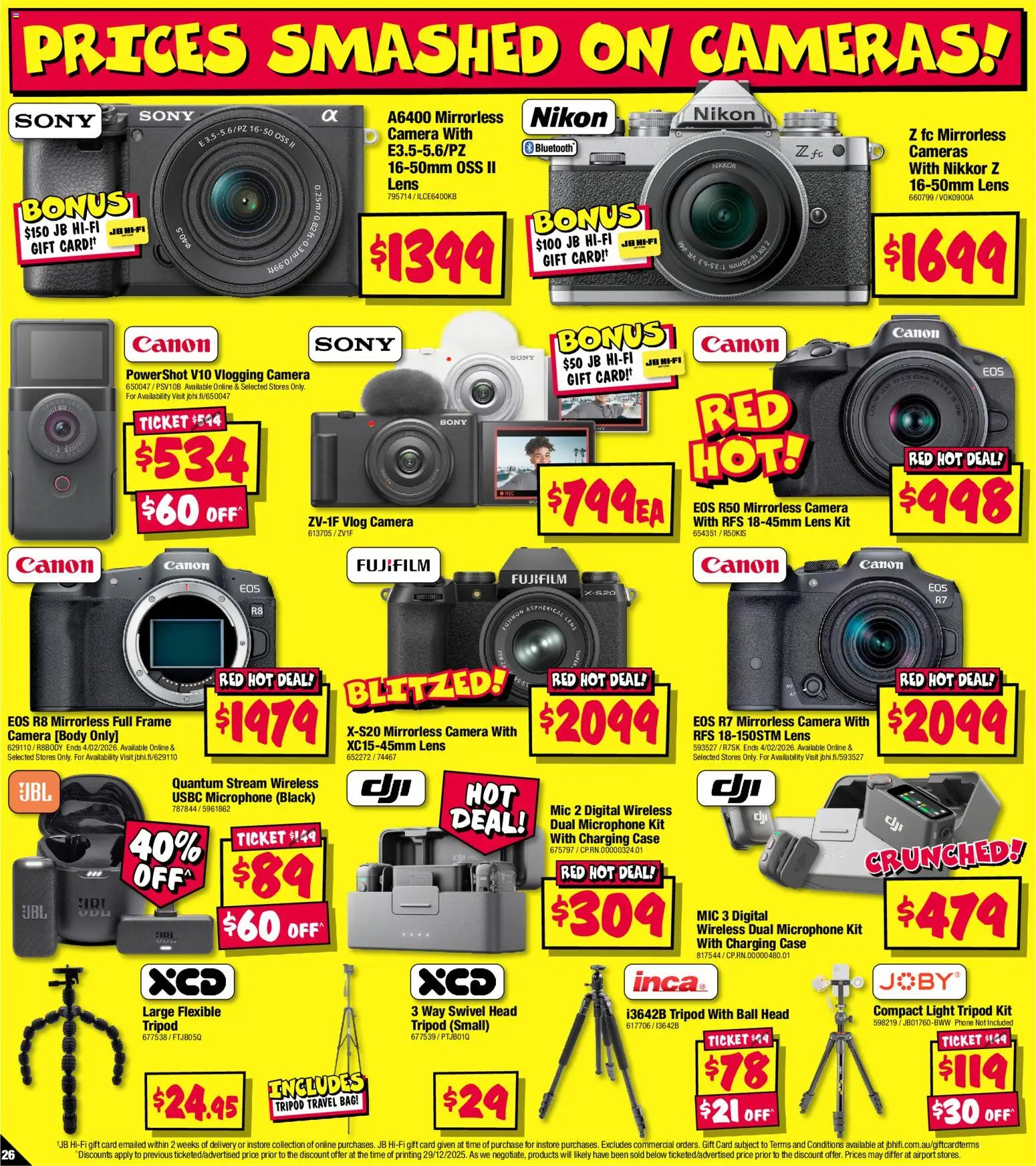 JB Hi-Fi catalogue - valid from 08.01.2026 | Page: 26 | Products: Light, Camera, Microphone, Case