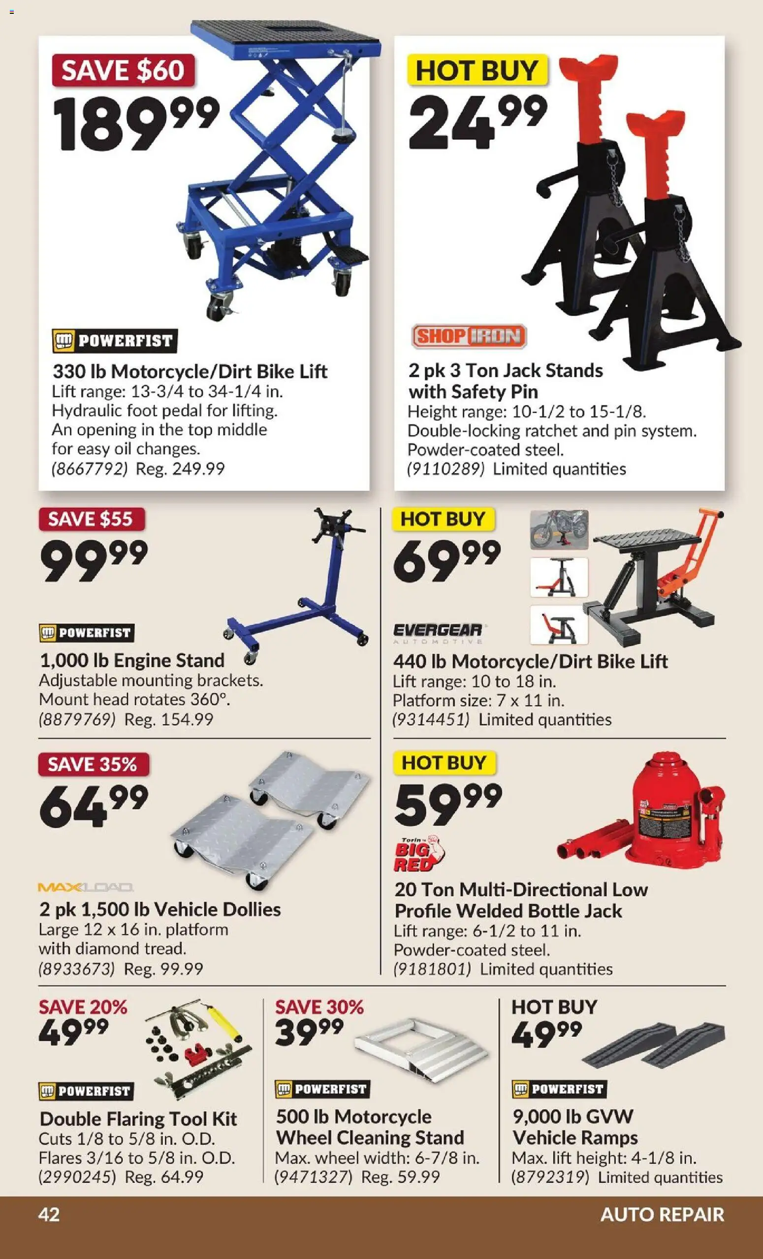 Princess Auto flyer valid from 07.04.2026 | Page: 48 | Products: Iron, Oil