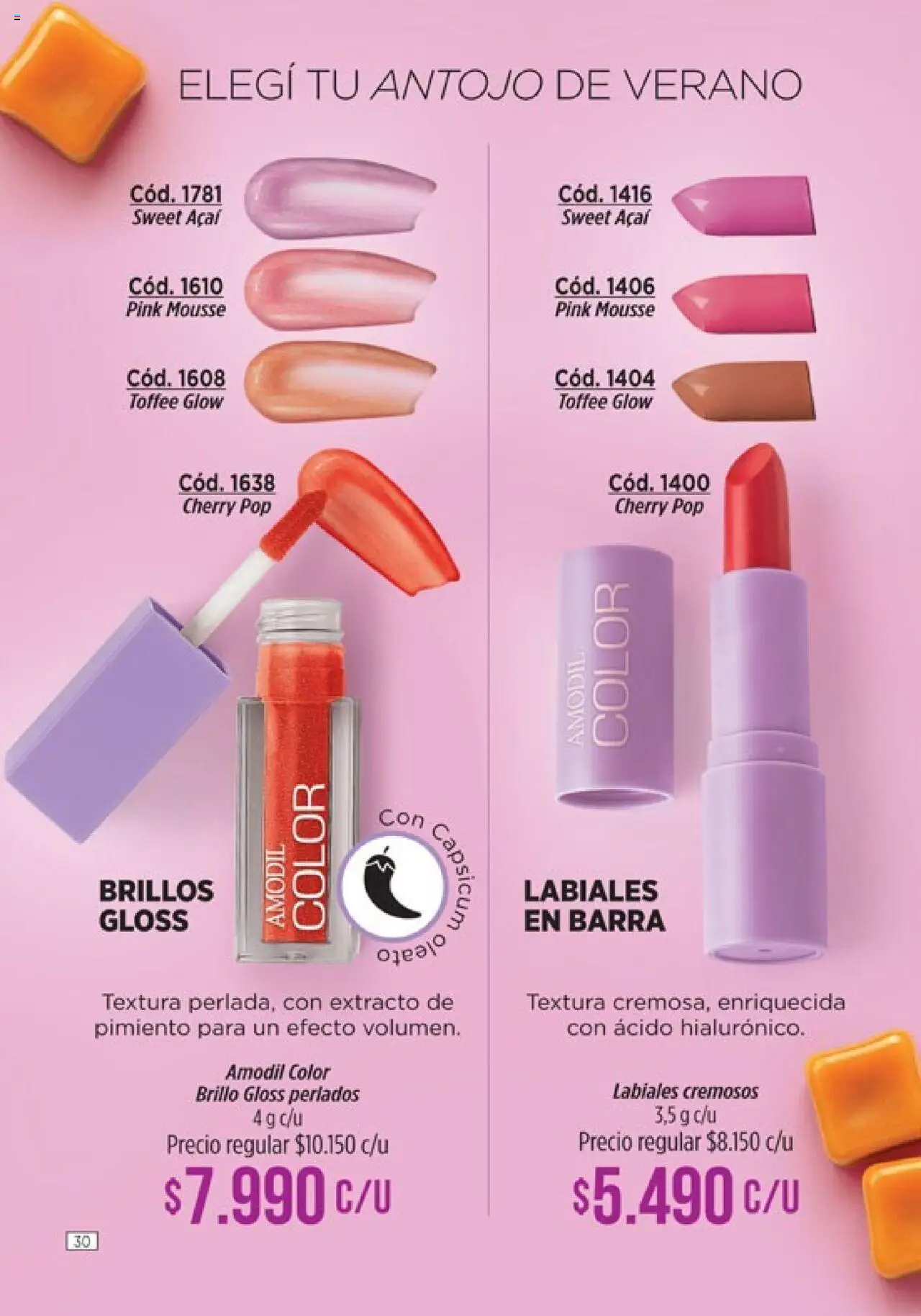 Catálogo Amodil Campaña 16 │ válido desde el 01.10.2025 | Página: 30 | Productos: Brillo, Mousse, Pimiento