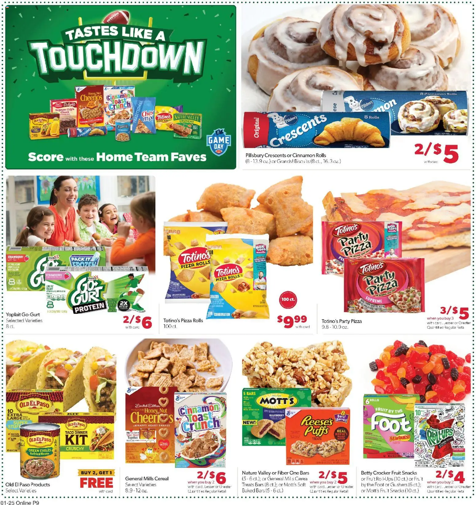 Family Fare Weekly Ad - IA - valid from 25.01.2026 | Page: 13 | Products: Yogurt, Pizza, Lemon, Game