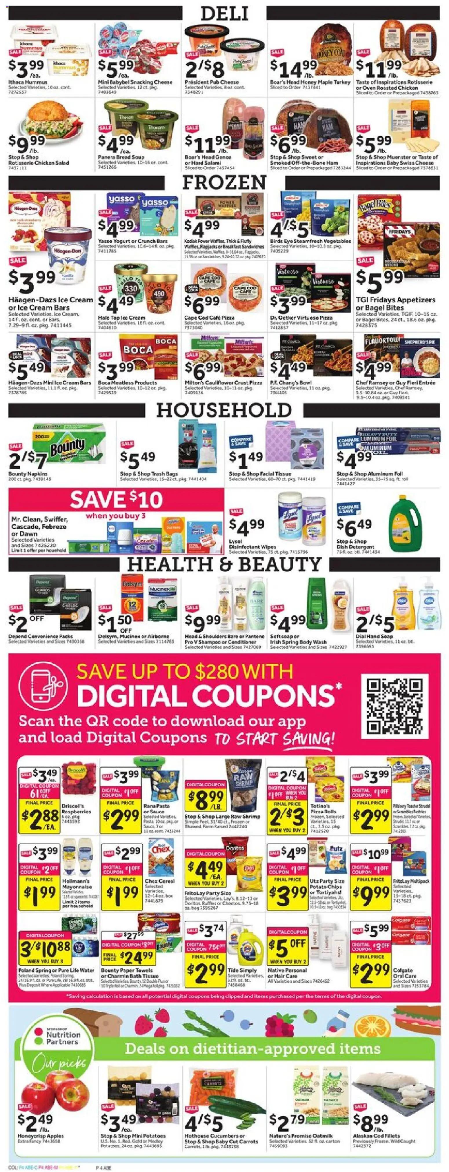 Stop & Shop Weekly Circular - CT - valid from 24.10.2025 | Page: 8 | Products: Pizza, Cream, Mayonnaise, Sauce