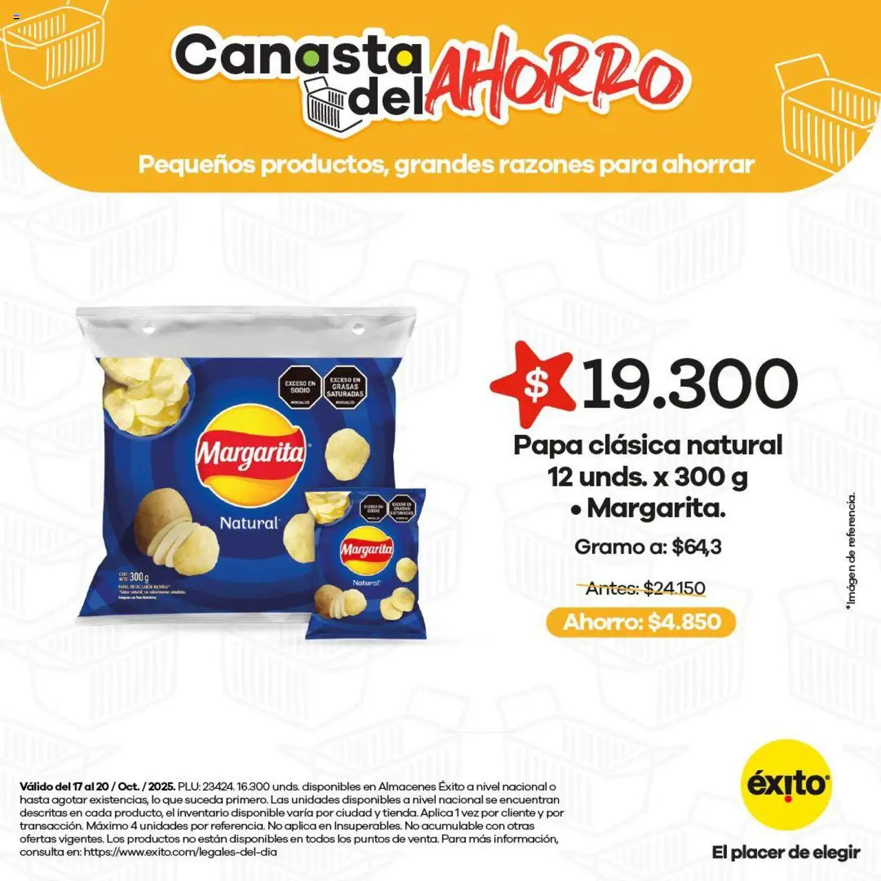 Éxito revista - valida desde el 17.10.2025 | Página: 6 | Productos: Papa