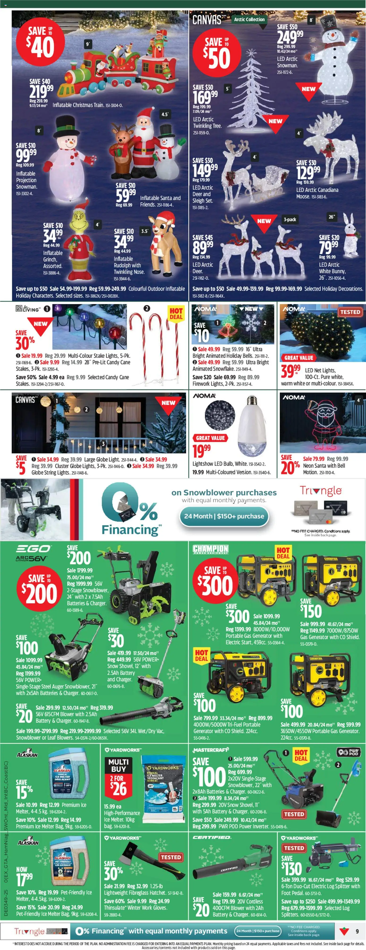 Canadian Tire flyer valid from 27.11.2025 | Page: 9 | Products: Battery