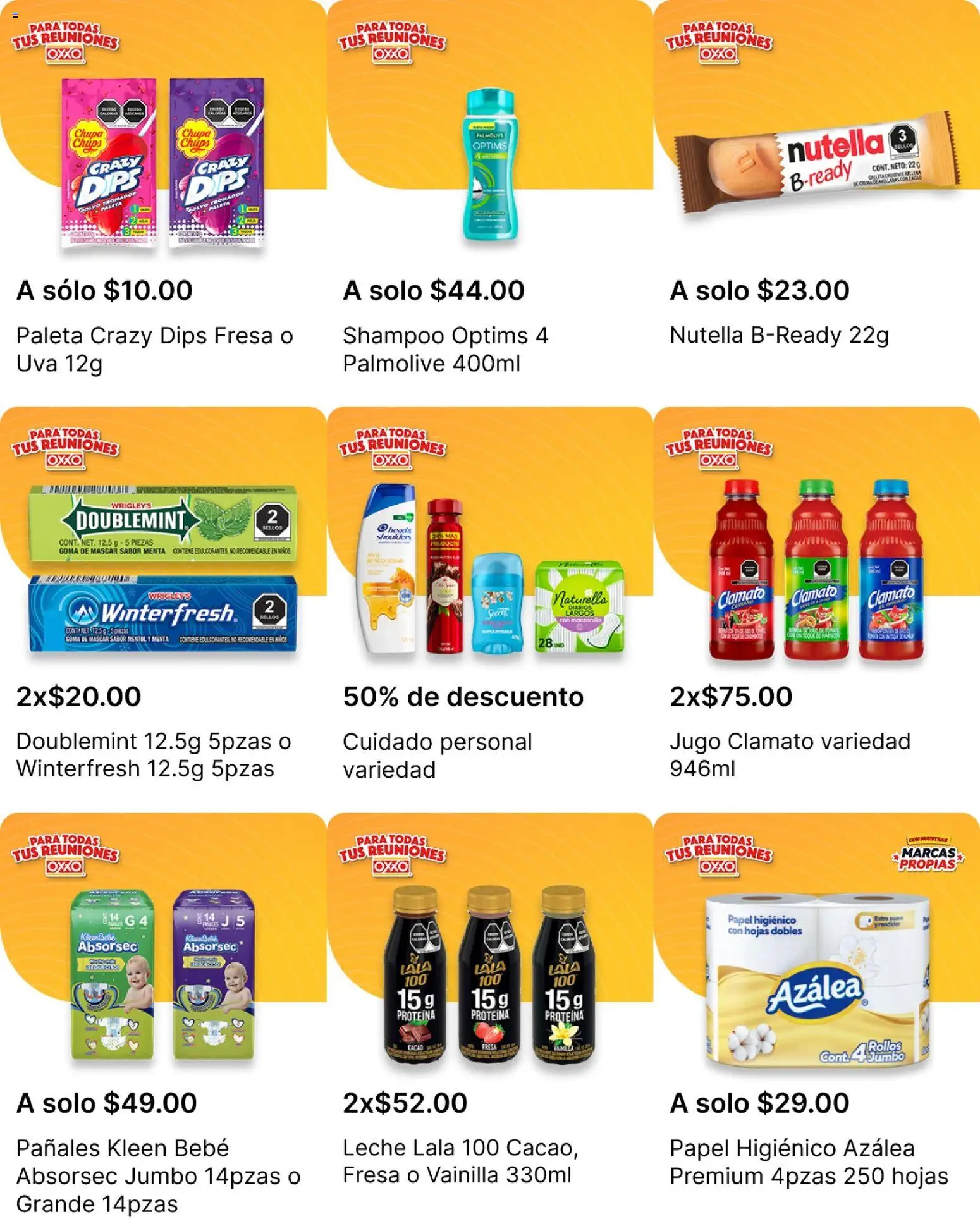 Nuevas ofertas de OXXO válidas en toda la República Mexicana desde el 16.10.2025. ¡Encuentra las mejores ofertas en OXXO folleto! | Página: 24 | Productos: Paleta, Crema, Jugo, Papel higiénico