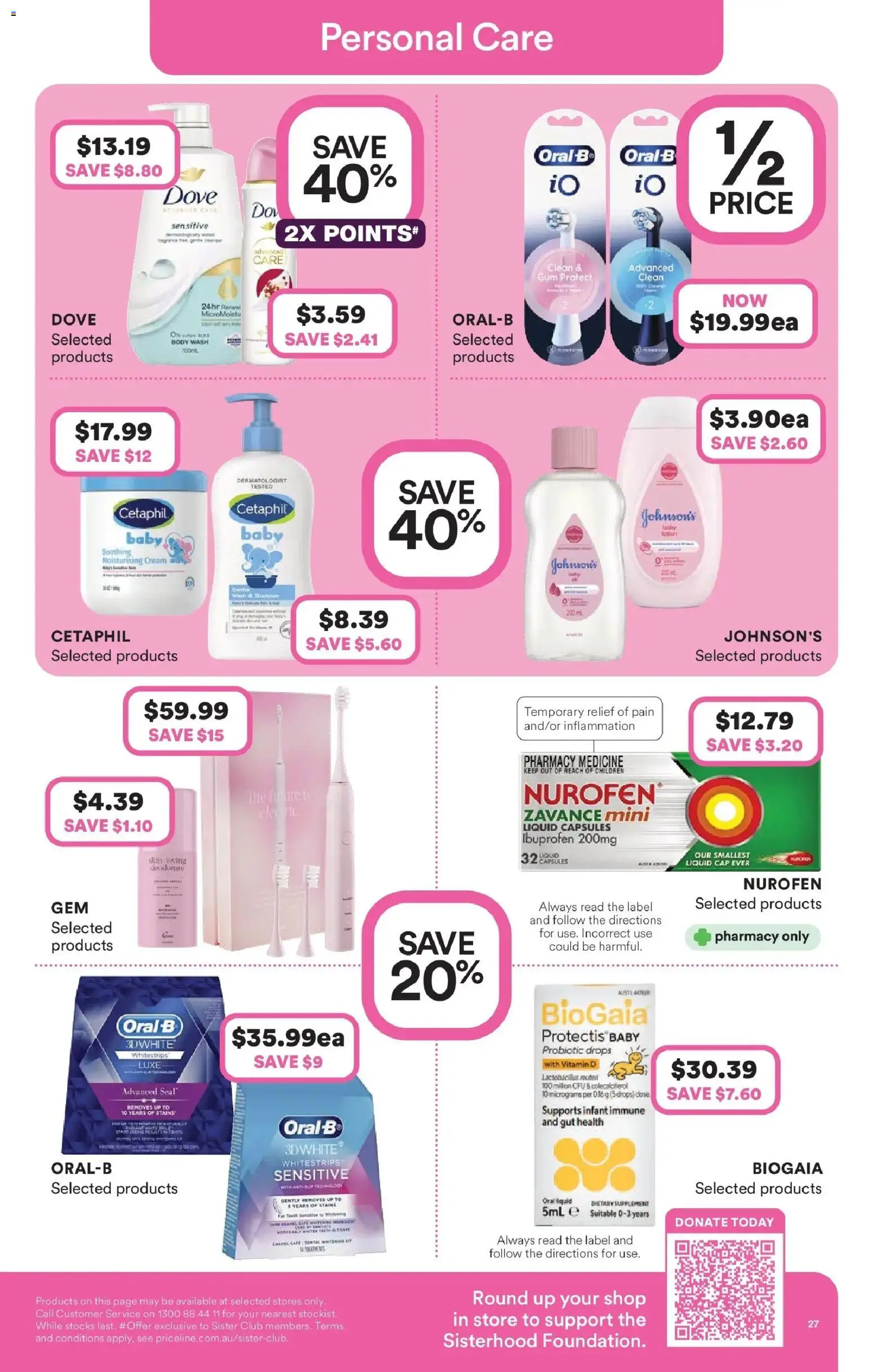 Priceline Pharmacy catalogue - valid from 05.03.2026 | Page: 27 | Products: Deodorant, Cream, Cap, Vitamin