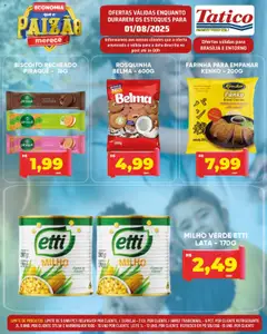 Tatico Folheto - válido de 01.08.2025 | Página: 6 | Produtos: Coco, Cerveja, Hambúrguer, Frutos do mar