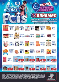 Bahamas Supermercados - Ofertas Especial Dia dos Pais - Pré-Visualização do folheto da loja Bahamas Supermercados, válido de 06.08.2025