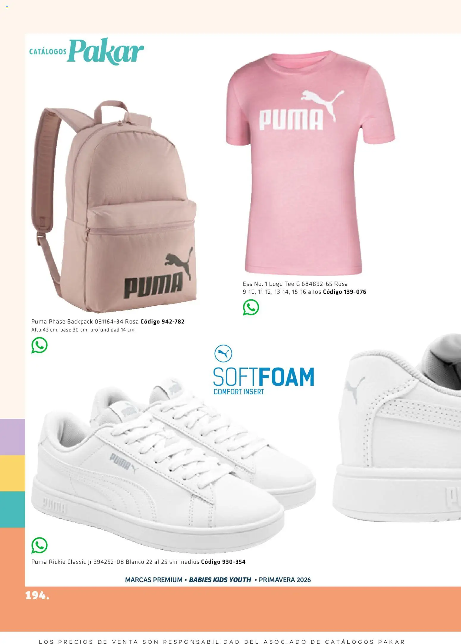 Nuevas ofertas de SC Pakar válidas en toda la República Mexicana desde el 27.02.2026. ¡Encuentra las mejores ofertas en SC Pakar catálogo Premium Kids! | Página: 194