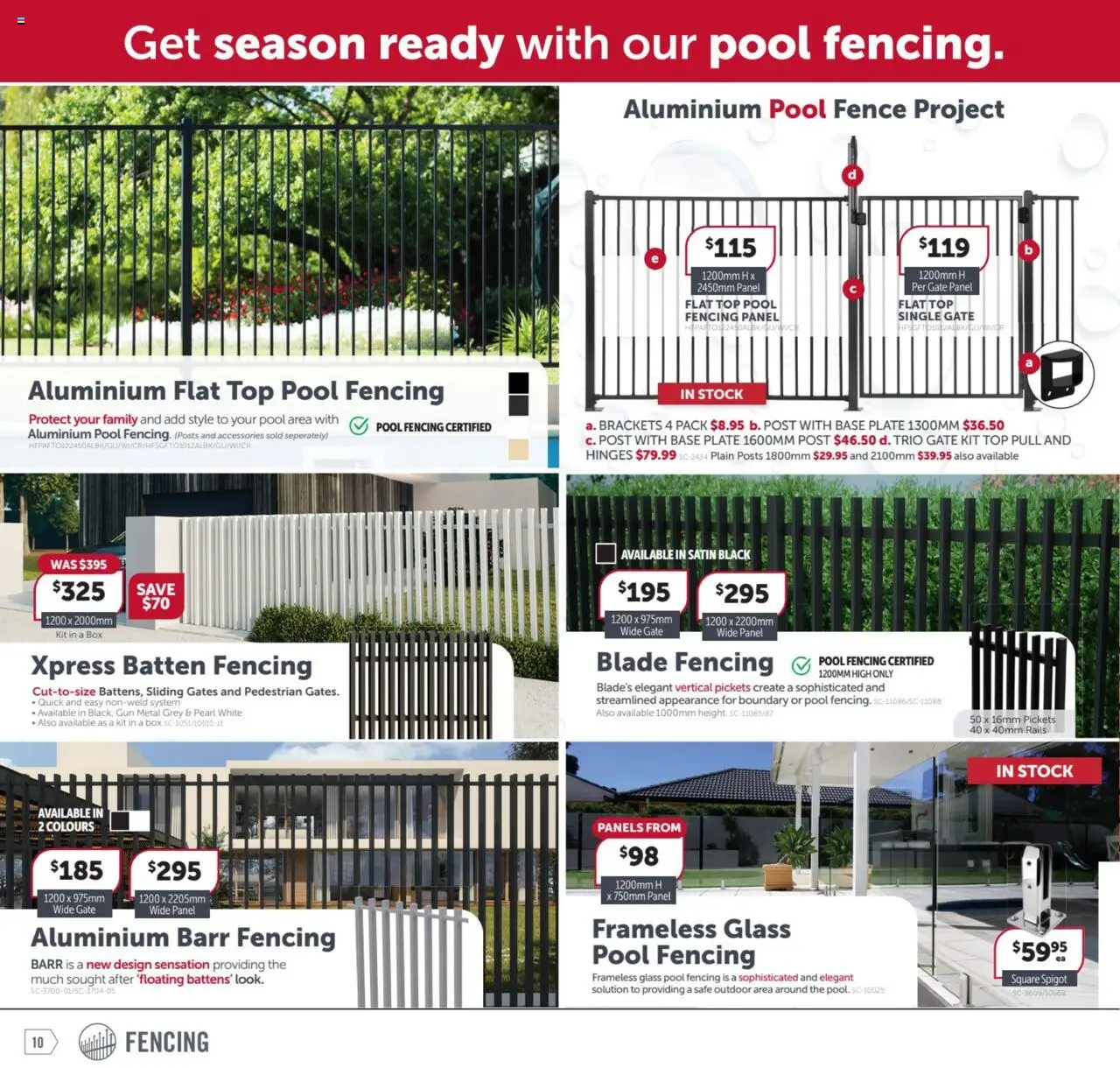 Stratco catalogue - valid from 08.08.2025 | Page: 10 | Products: Box, Fence, Gate, Accessories