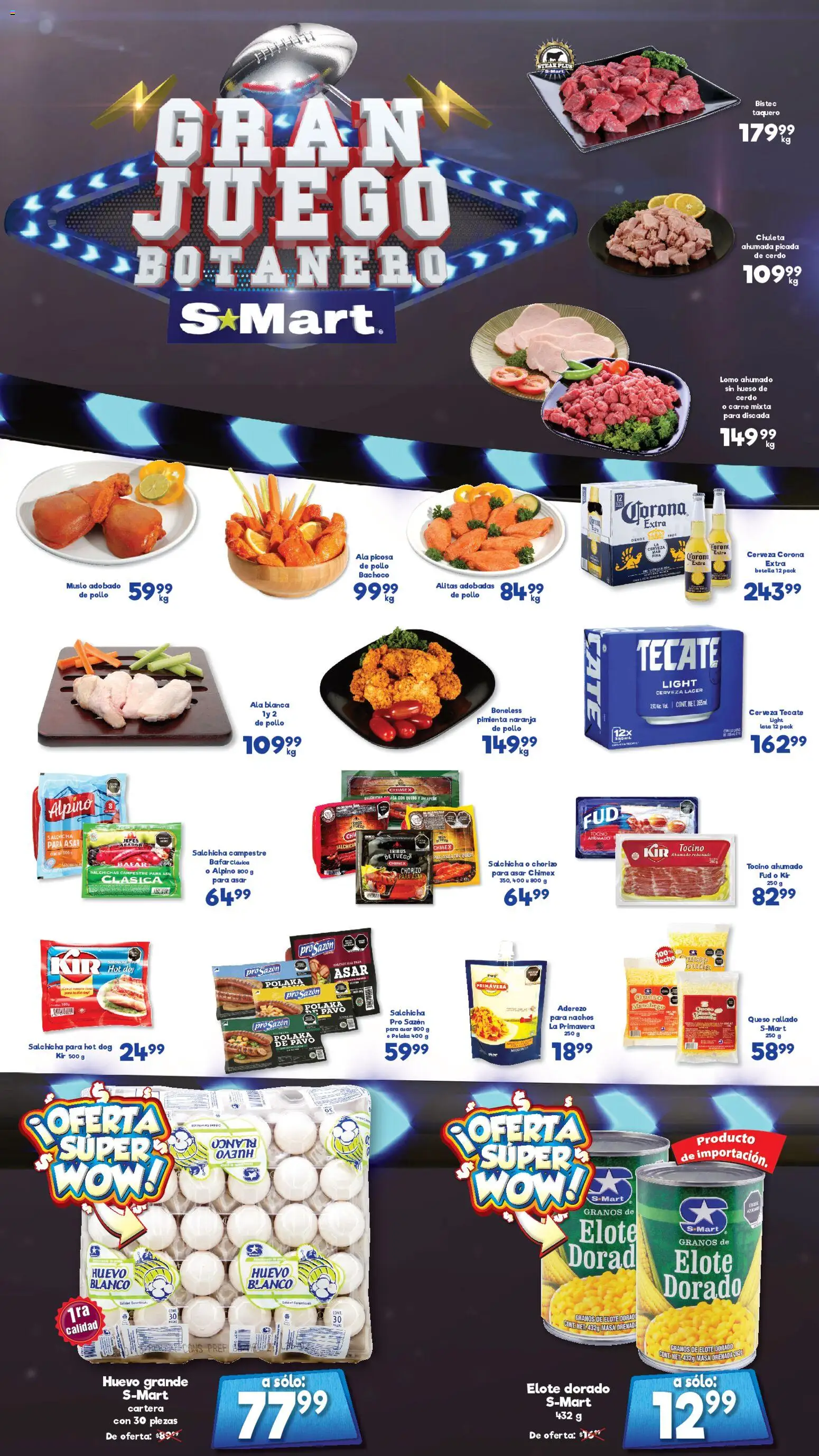 Nuevas ofertas de S-Mart válidas en toda la República Mexicana desde el 03.02.2026. ¡Encuentra las mejores ofertas en S-Mart folleto Ofertas de feria Matamoros! | Página: 1