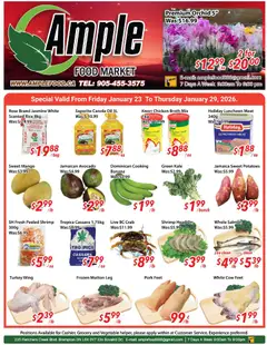 Preview of Ample Food Market - Weekly flyer Brampton from shop Ample Food Market valid from 23.01.2026