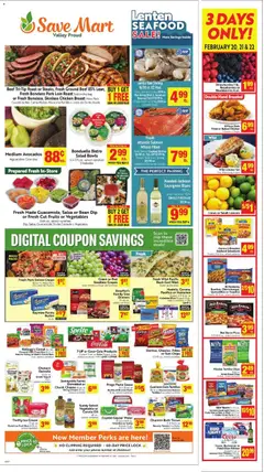 Preview of Save Mart weekly ads valid from 18.02.2026