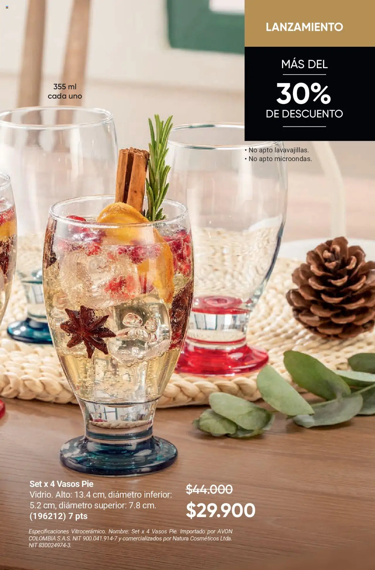 Avon revista - valida desde el 12.09.2025 | Página: 7 | Productos: Vasos