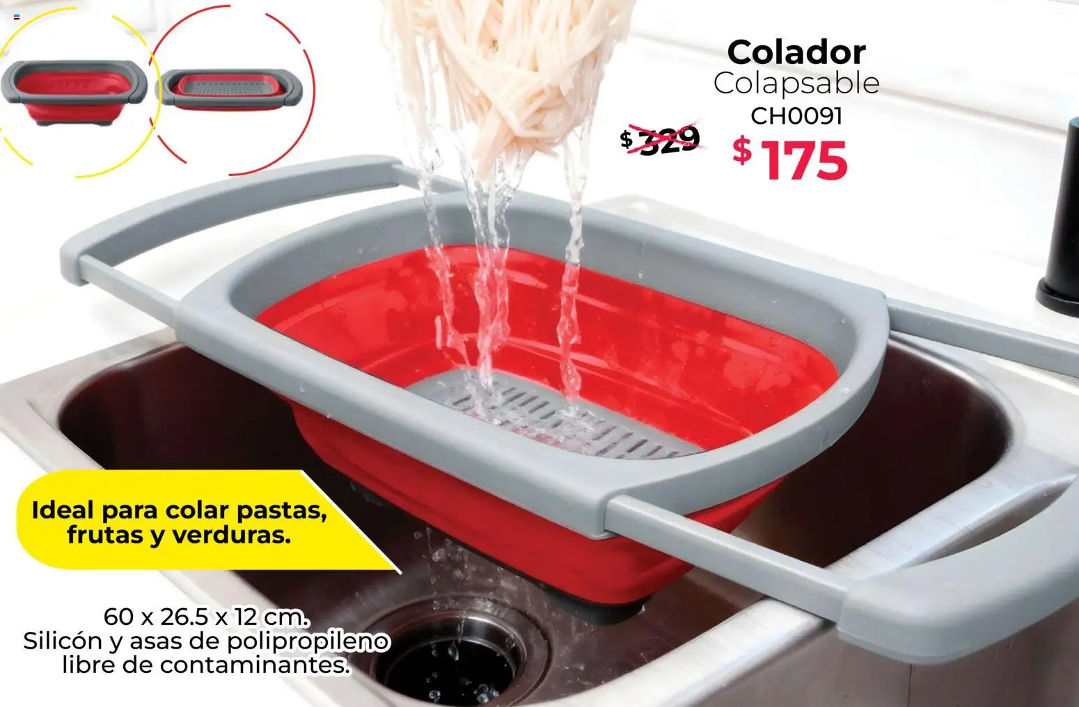 Nuevas ofertas de Colchas Concord válidas en toda la República Mexicana desde el 01.01.2026. ¡Encuentra las mejores ofertas en Colchas Concord catálogo! | Página: 78 | Productos: Colador